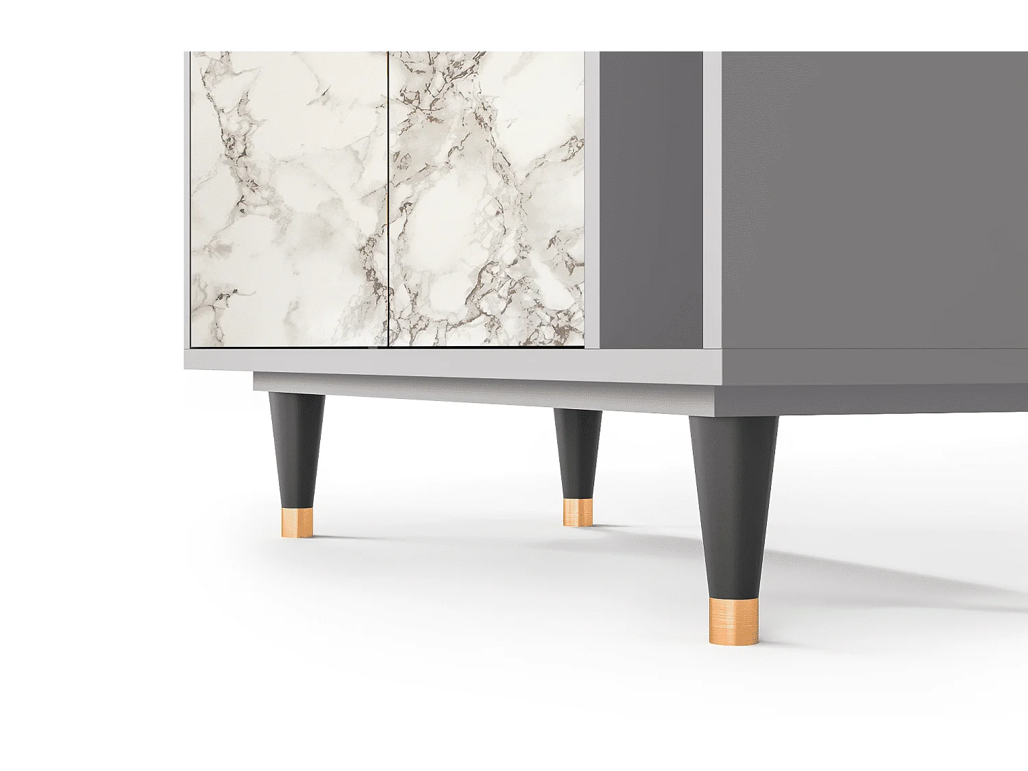 Buffet - 96х110х41 cm - BS6 - Milk Marble, Gris