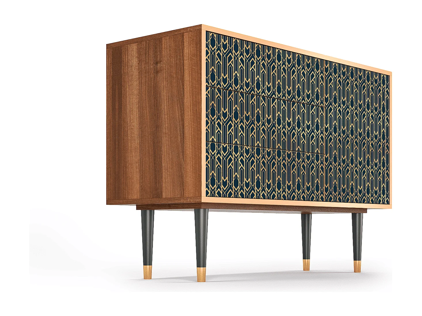 Dressoir - 115х84х41 cm - S3 - Golden Empire, Walnoot