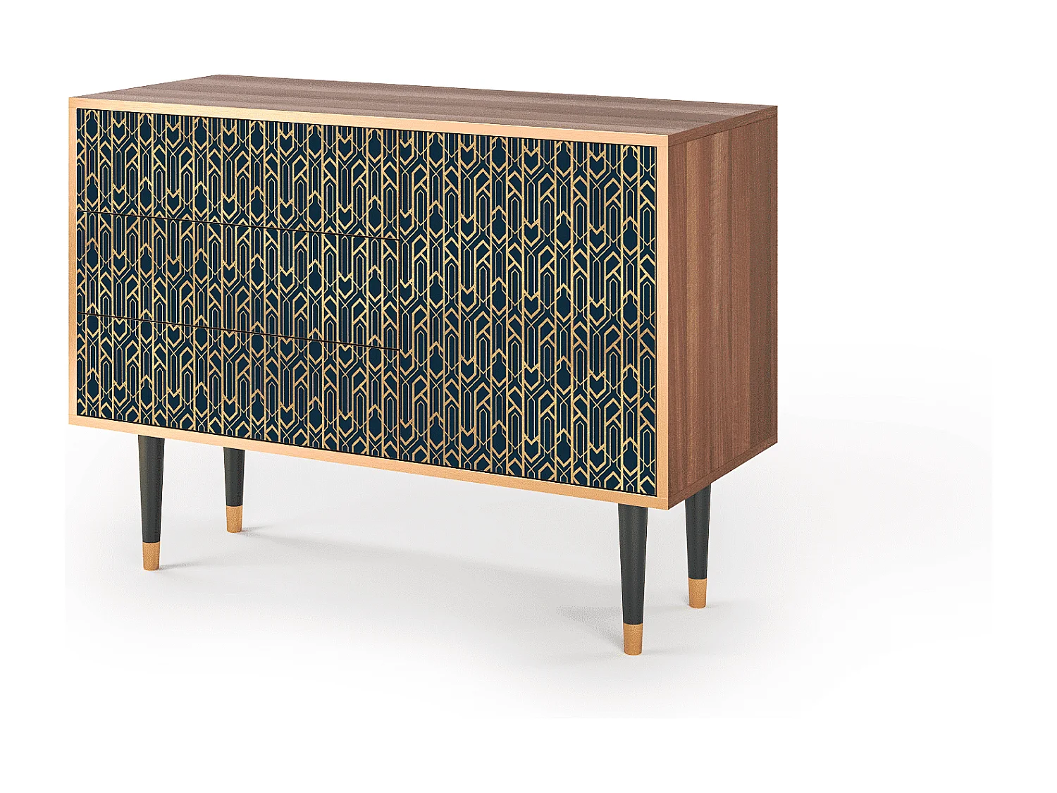 Credenza - 115х84х41 cm - S3 - Golden Empire, Noce