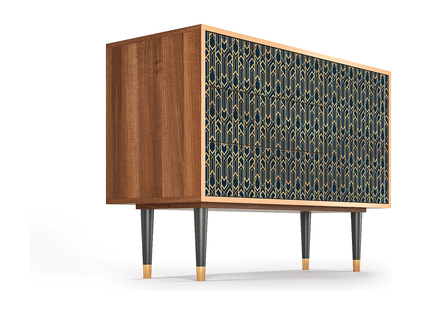 Credenza - 115х84х41 cm - S3 - Golden Empire, Noce