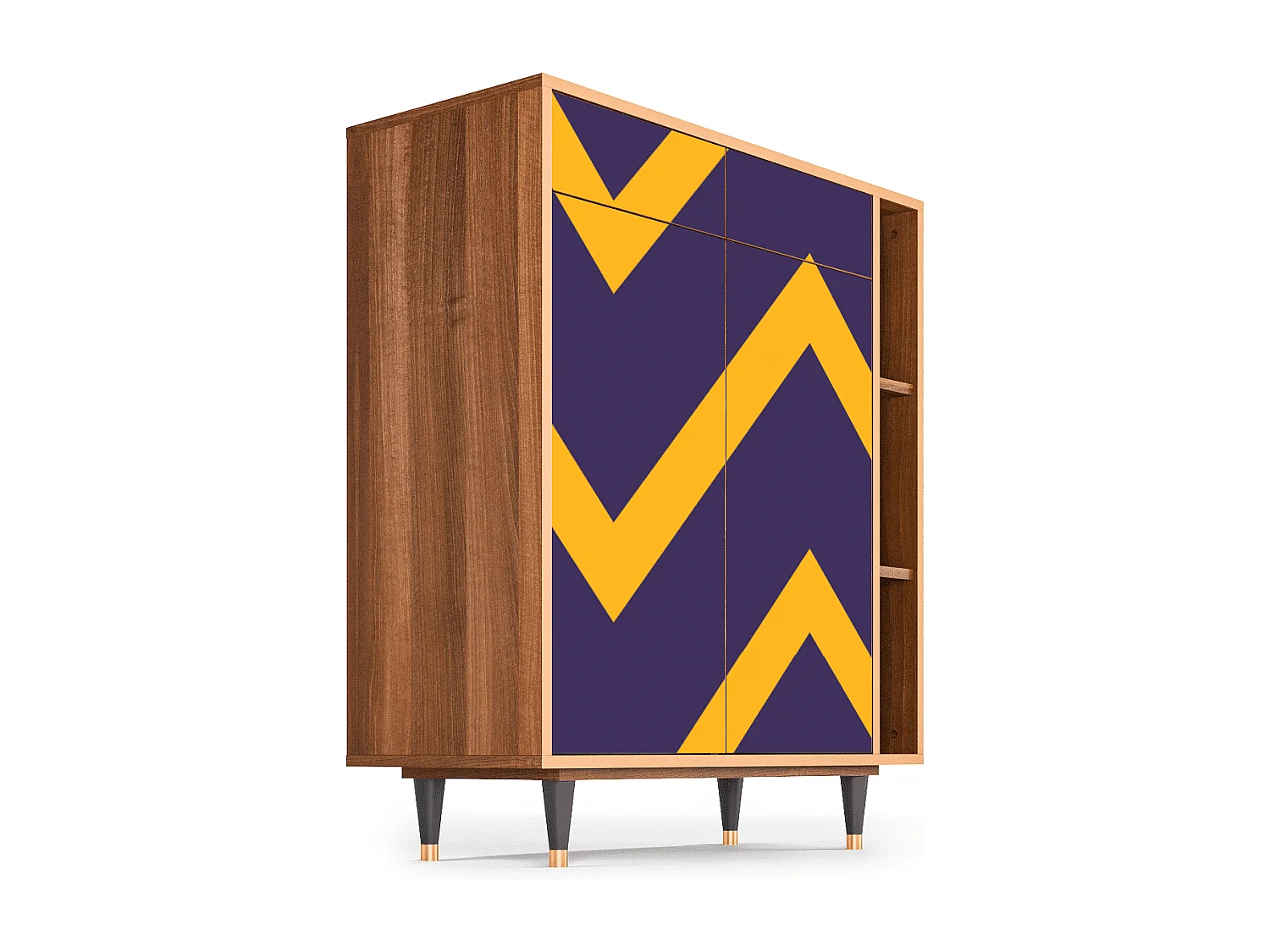 Dressoir - 96х110х41 cm - BS6 - The Brightest Way, Walnoot