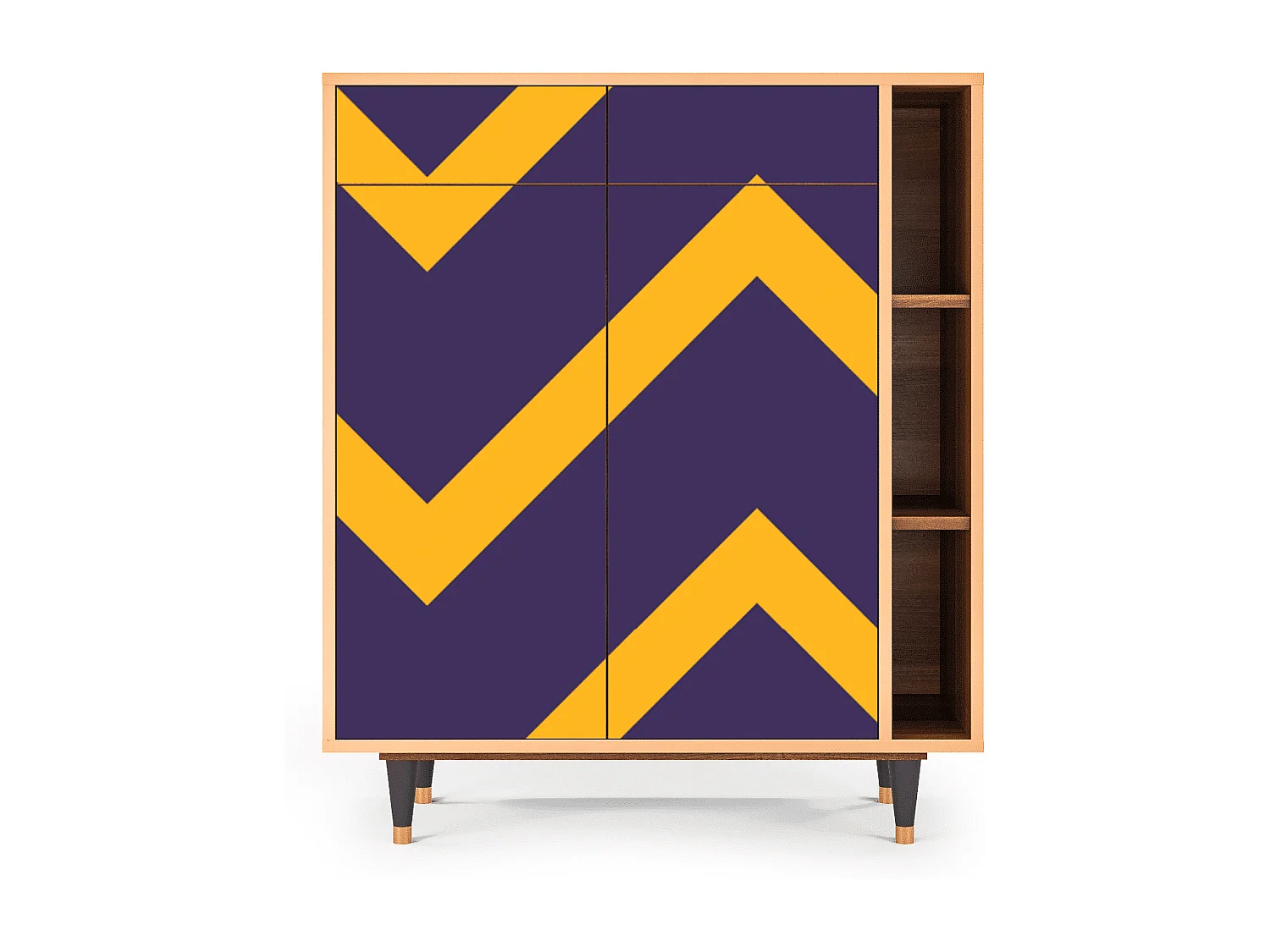 Credenza - 96х110х41 cm - BS6 - The Brightest Way, Noce