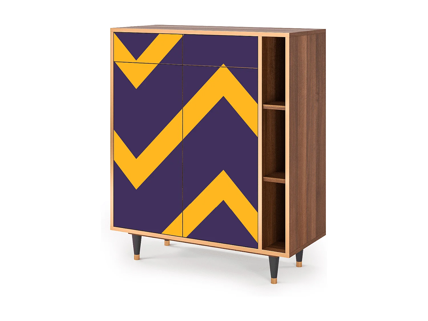 Credenza - 96х110х41 cm - BS6 - The Brightest Way, Noce