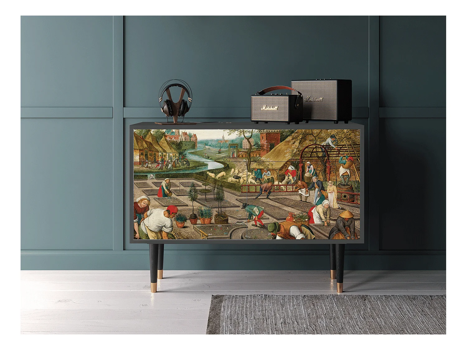 Credenza - 115x85x48 cm - BS4 - The Younger - Spring, Antracite
