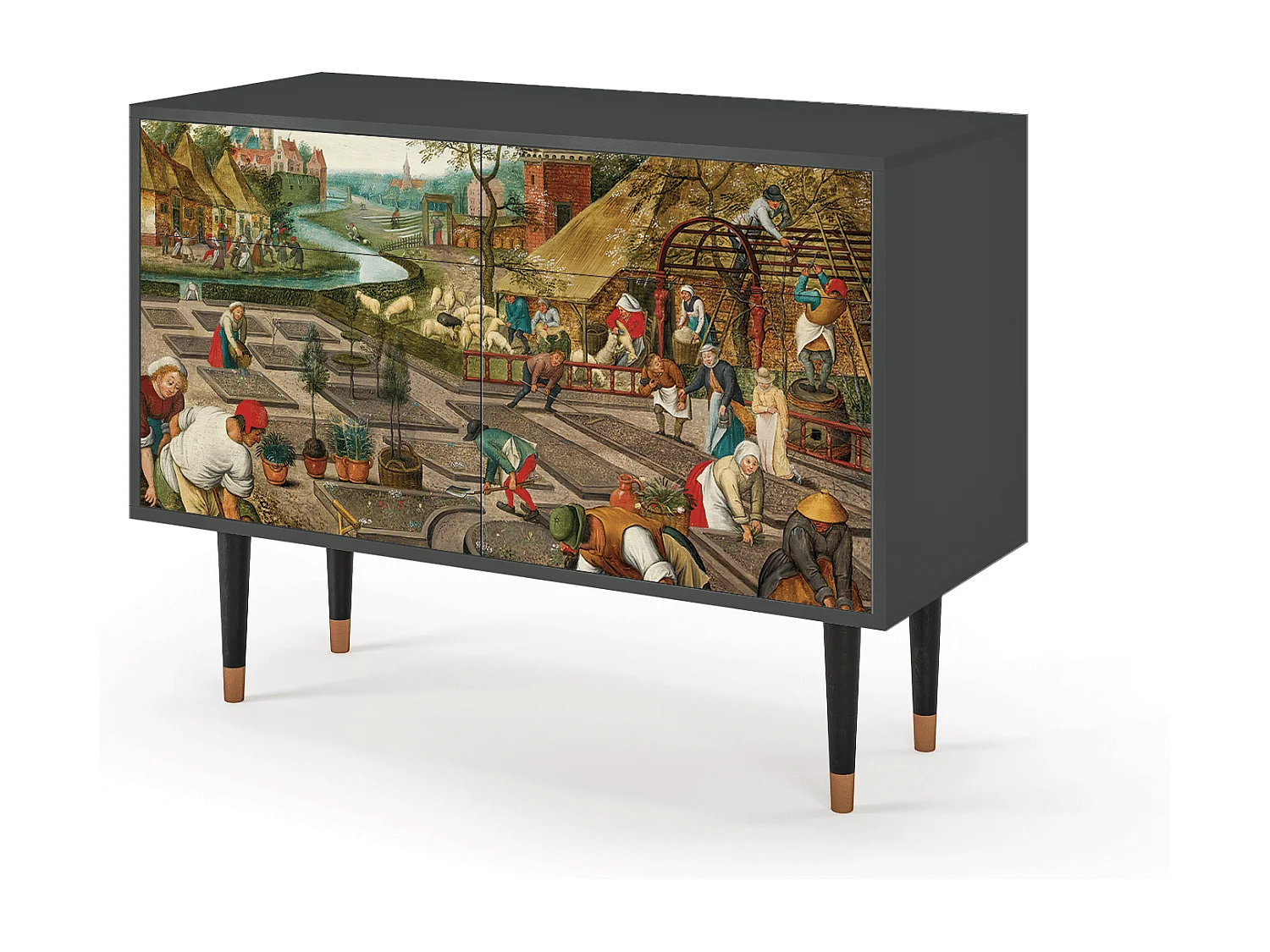 Credenza - 115x85x48 cm - BS4 - The Younger - Spring, Antracite