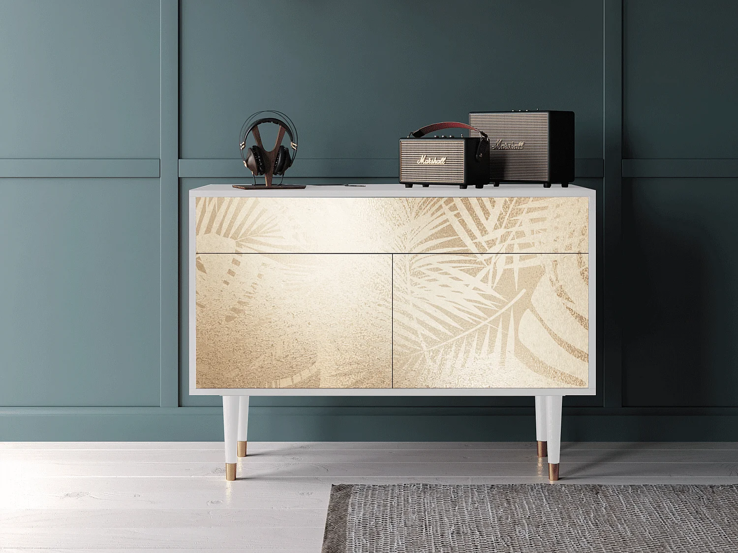 Aparador - 115x85x48 cm - BS4 - Plant of the Dessert, Blanco