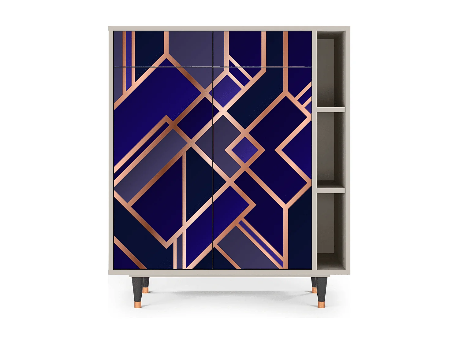 Buffet - 96х110х41 cm - BS6 - Aquamarine Getsby, Sable