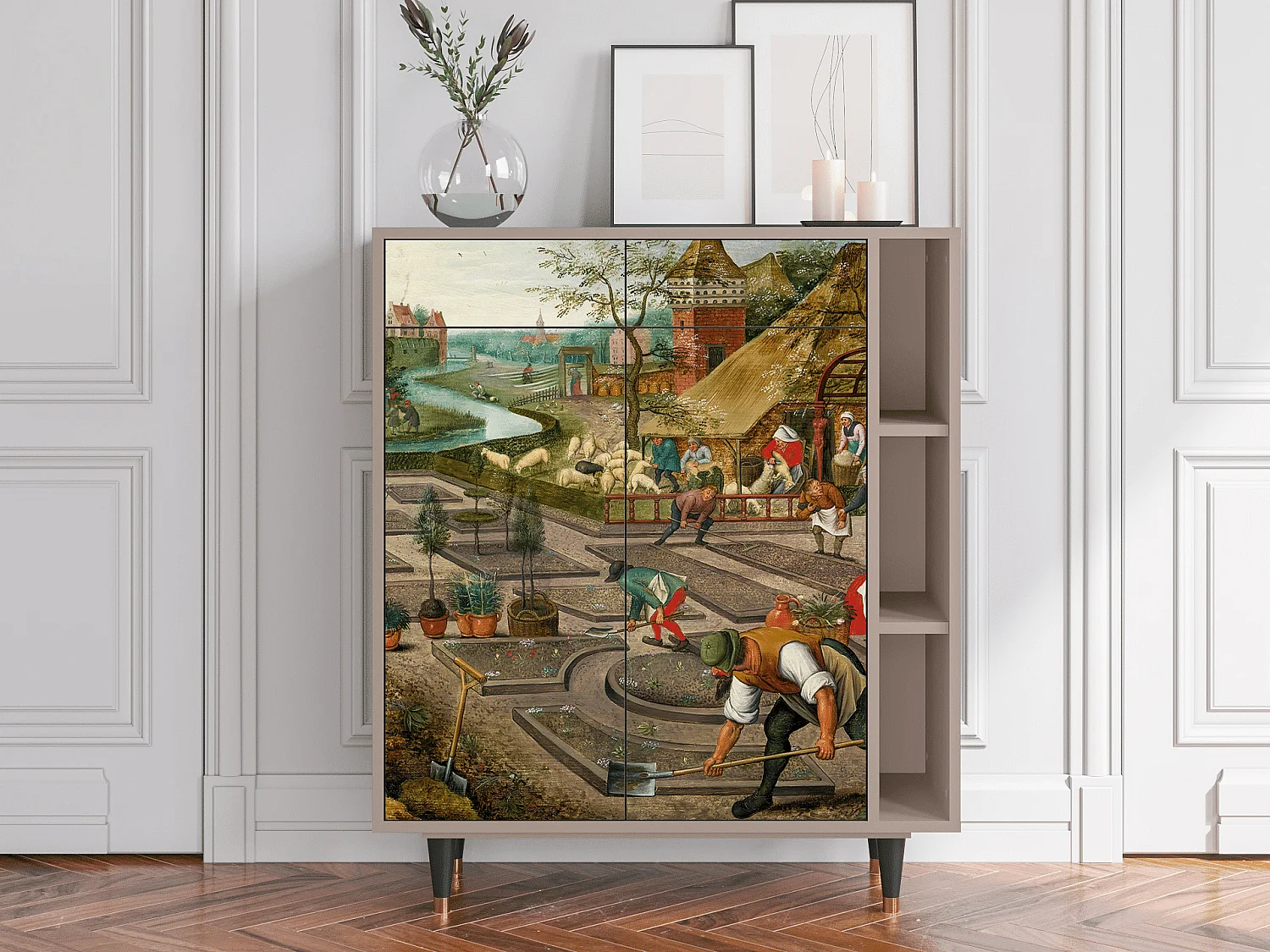 Sideboard - 96х110х41 cm - BS6 - The Younger - Spring, Latte