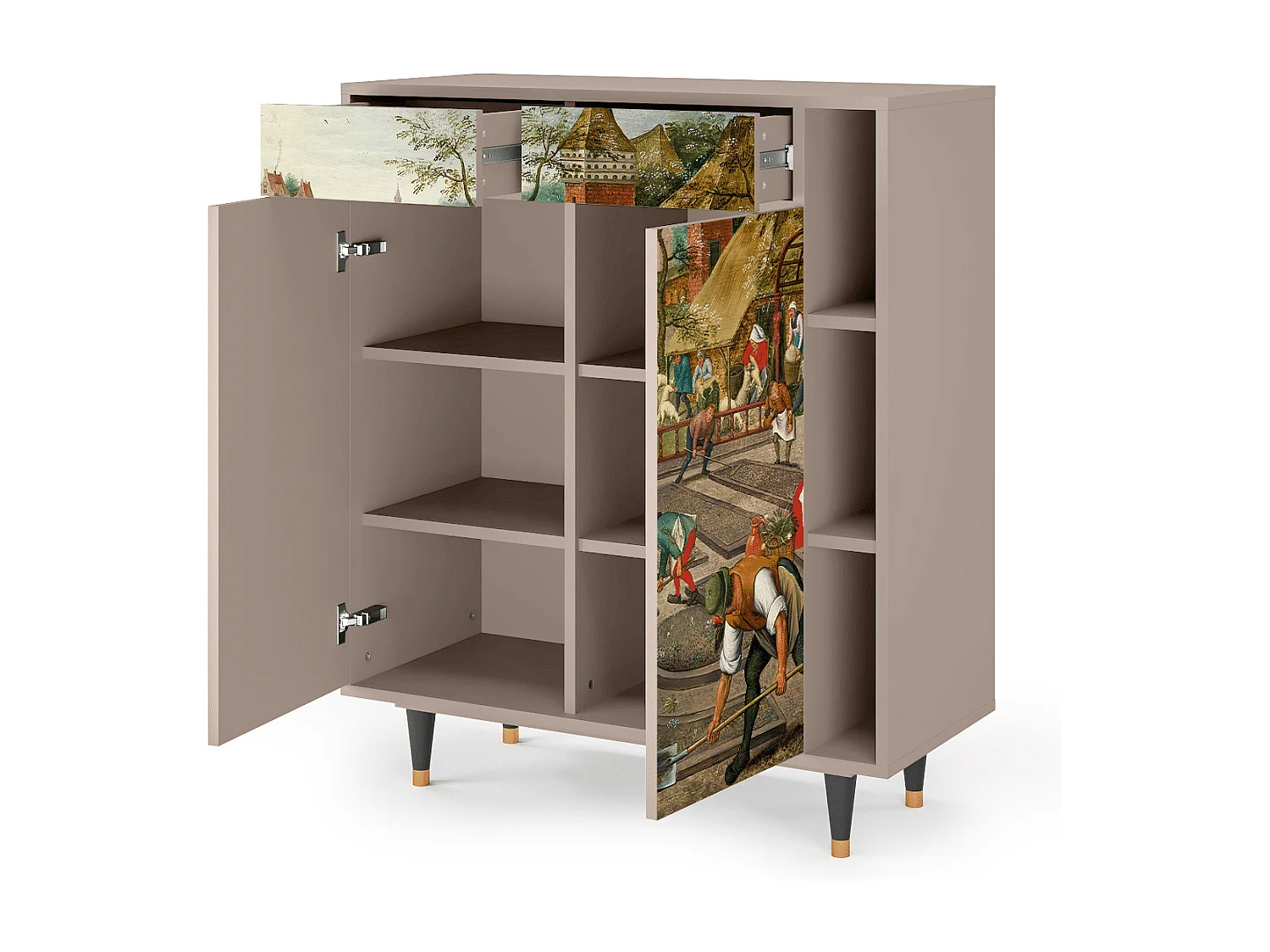 Sideboard - 96х110х41 cm - BS6 - The Younger - Spring, Latte