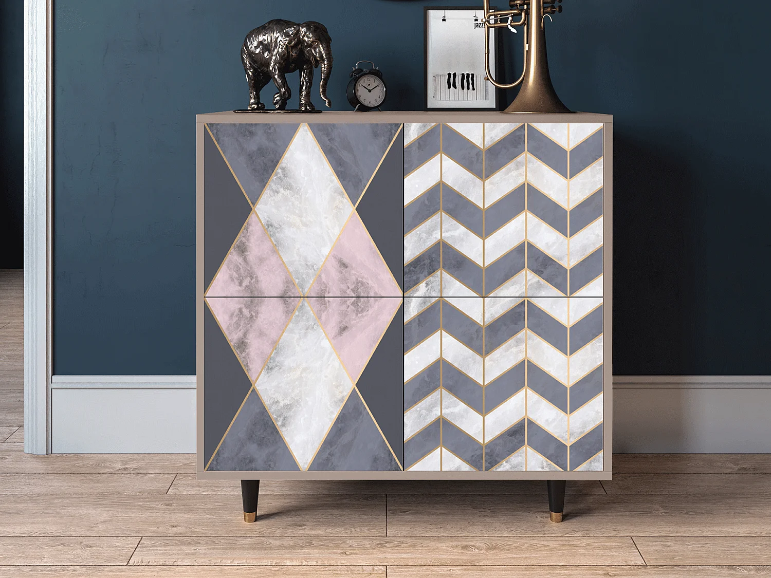 Dressoir - 94x96x48 cm - BS3 - Ideal Harmony, Latte