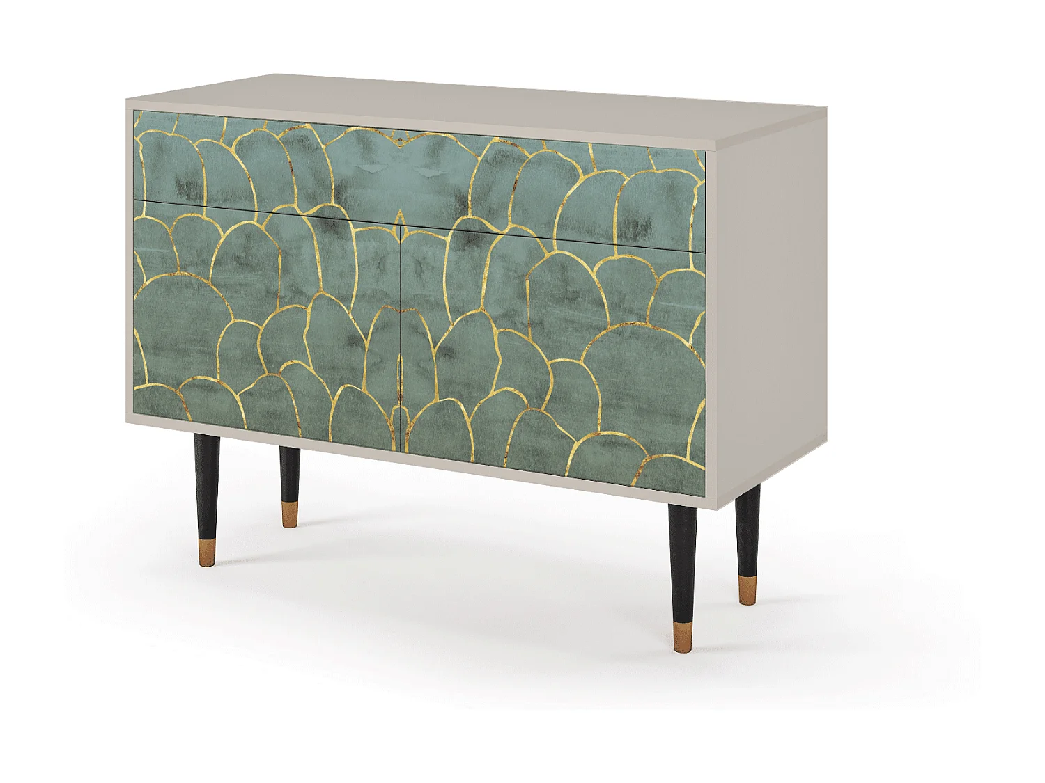 Buffet - 115x85x48 cm - BS4 - Magnificent Water Lily, Sable