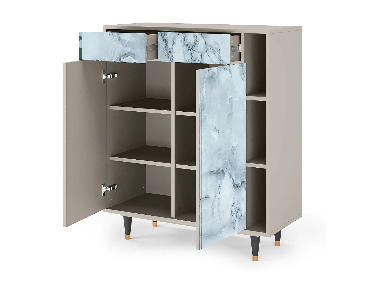 Aparador - 96х110х41 cm - BS6 - Glacial Colour, Areia