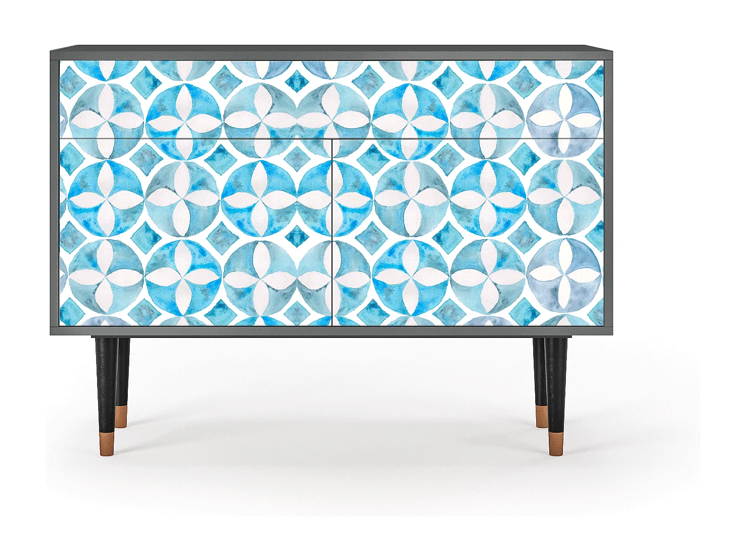 Dressoir - 115x85x48 cm - BS4 - Porto Mood, Antraciet