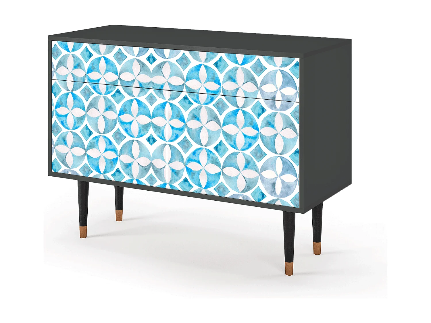 Dressoir - 115x85x48 cm - BS4 - Porto Mood, Antraciet