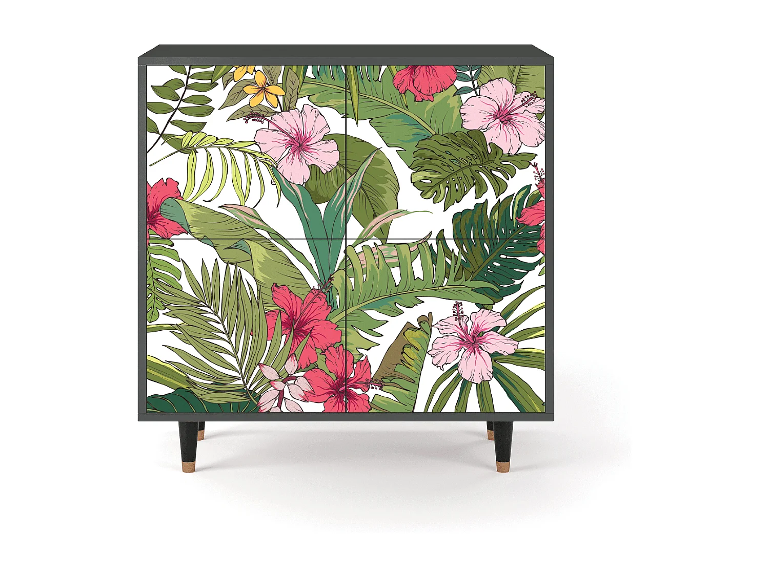 Buffet - 94x96x48 cm - BS3 - Verdant Tropics, Anthracite