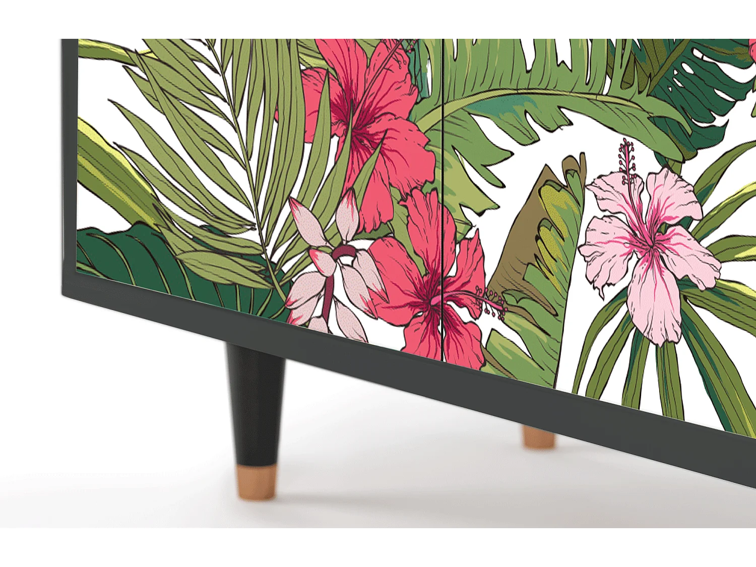 Buffet - 94x96x48 cm - BS3 - Verdant Tropics, Anthracite