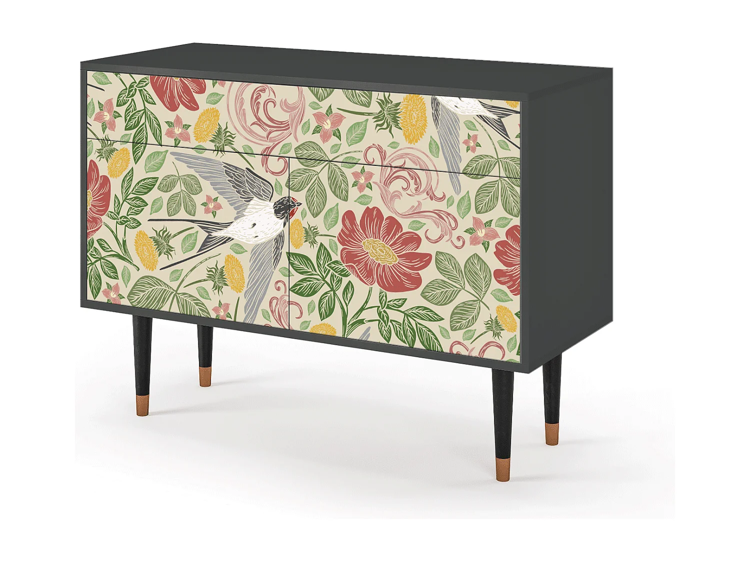 Aparador - 115x85x48 cm - BS4 - Spring Swallow, Antracite