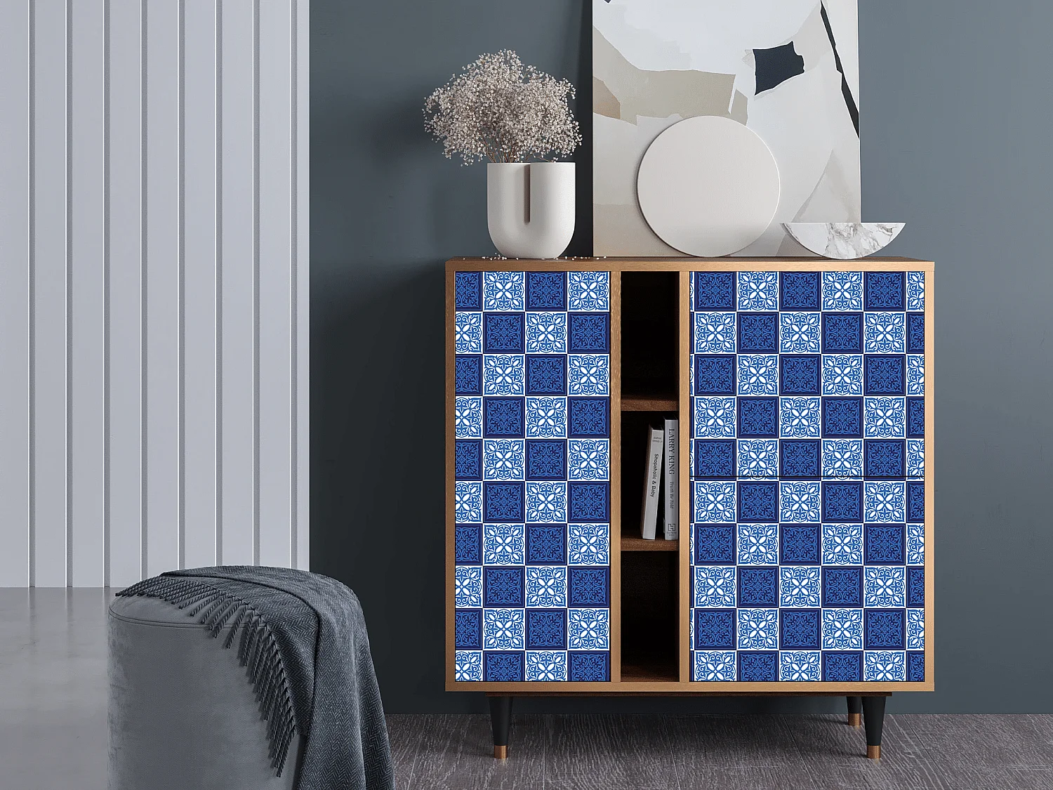 Aparador - 94х96х41 cm - BS5 - Light Path, Nogal