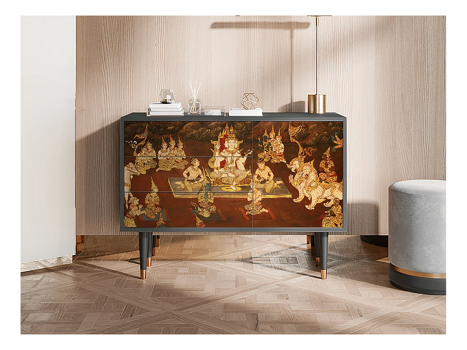 Buffet - 115х84х41 cm - S3 - Malyavan, Anthracite