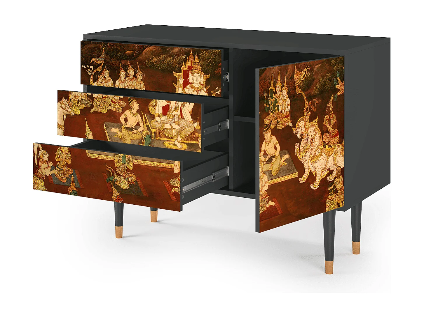 Credenza - 115х84х41 cm - S3 - Malyavan, Antracite