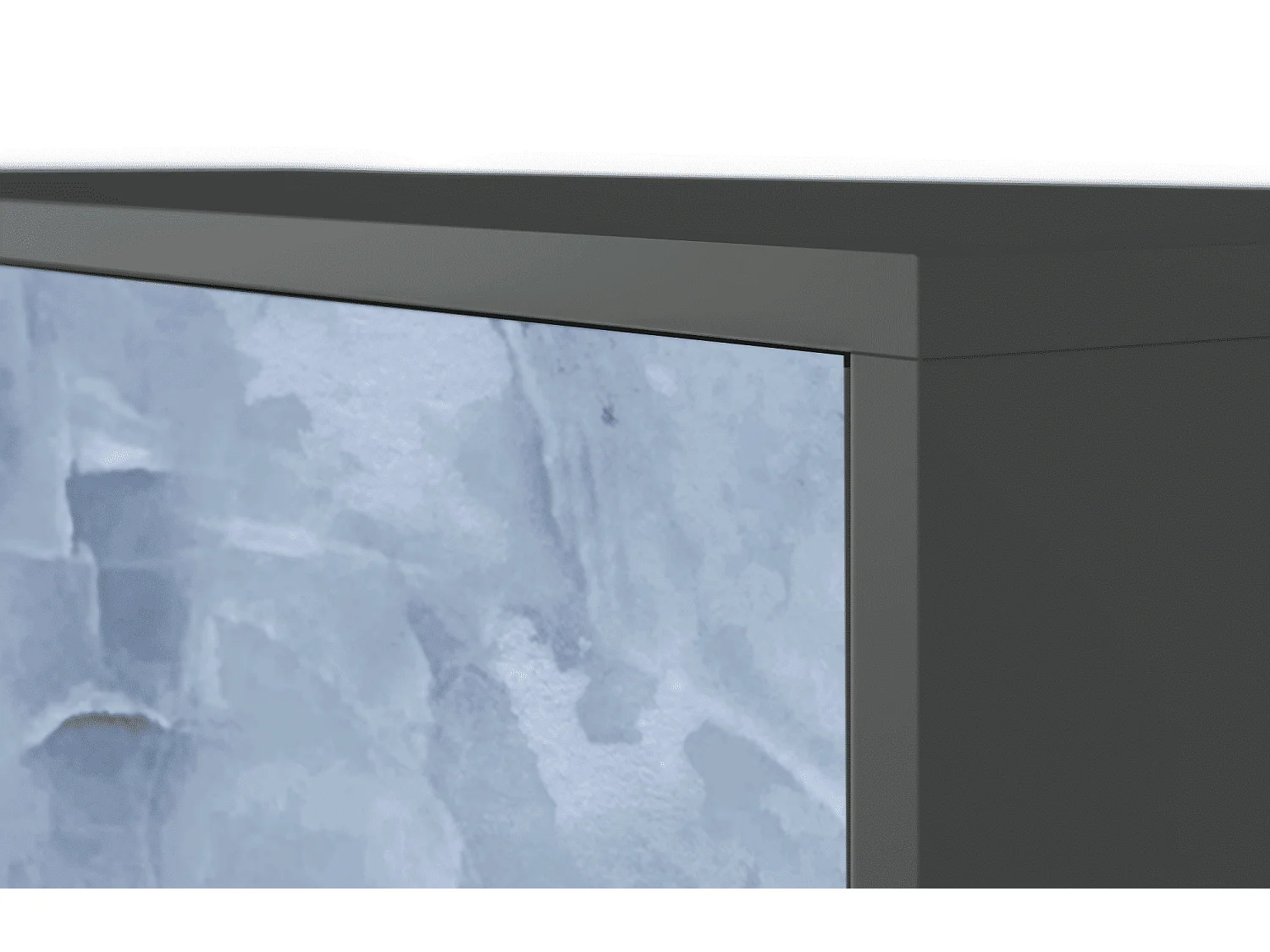 Kredens - 115х84х41 cm - S3 - Feather Ice, Antracyt