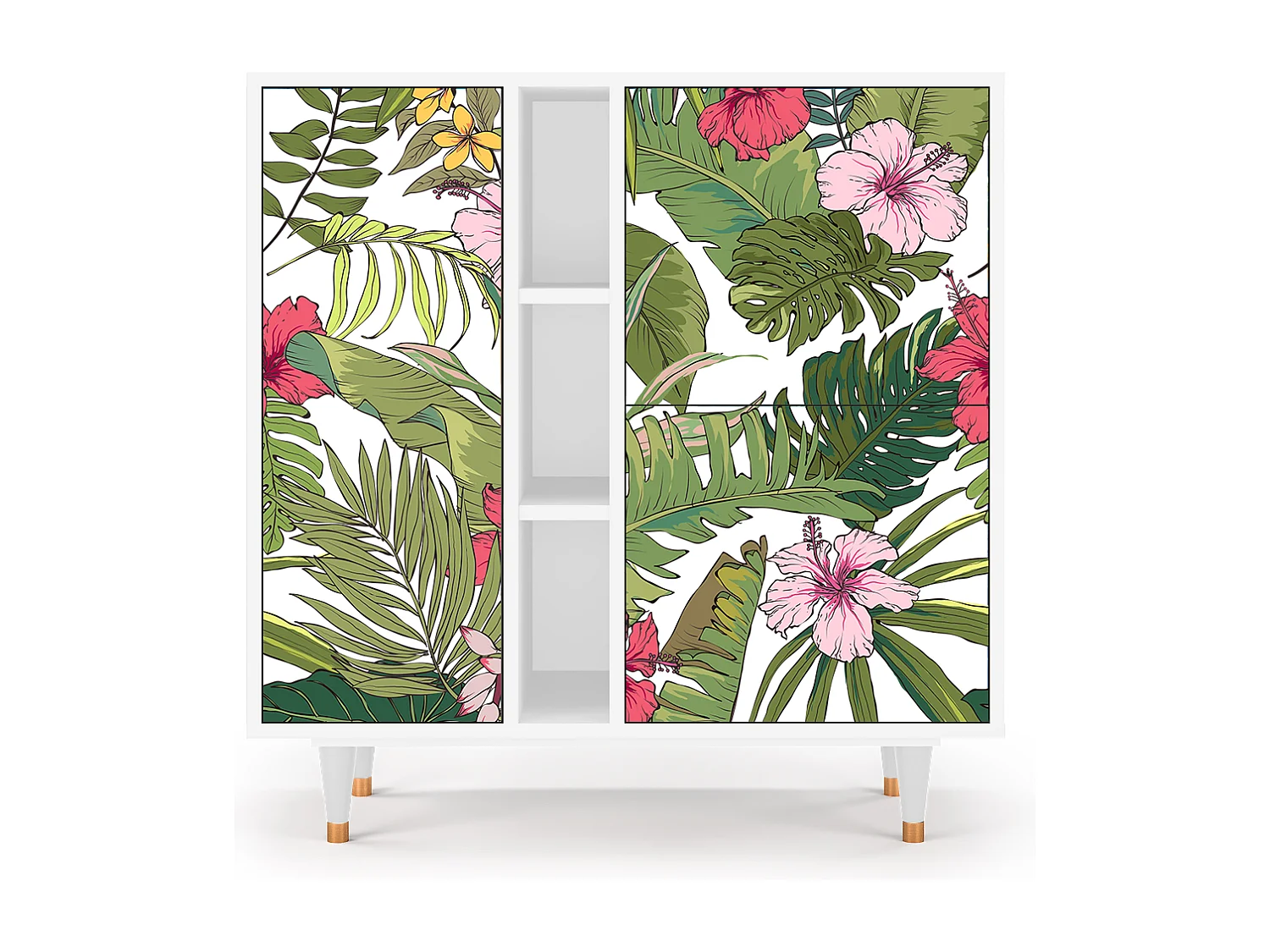 Buffet - 94х96х41 cm - BS5 - Verdant Tropics, Blanc