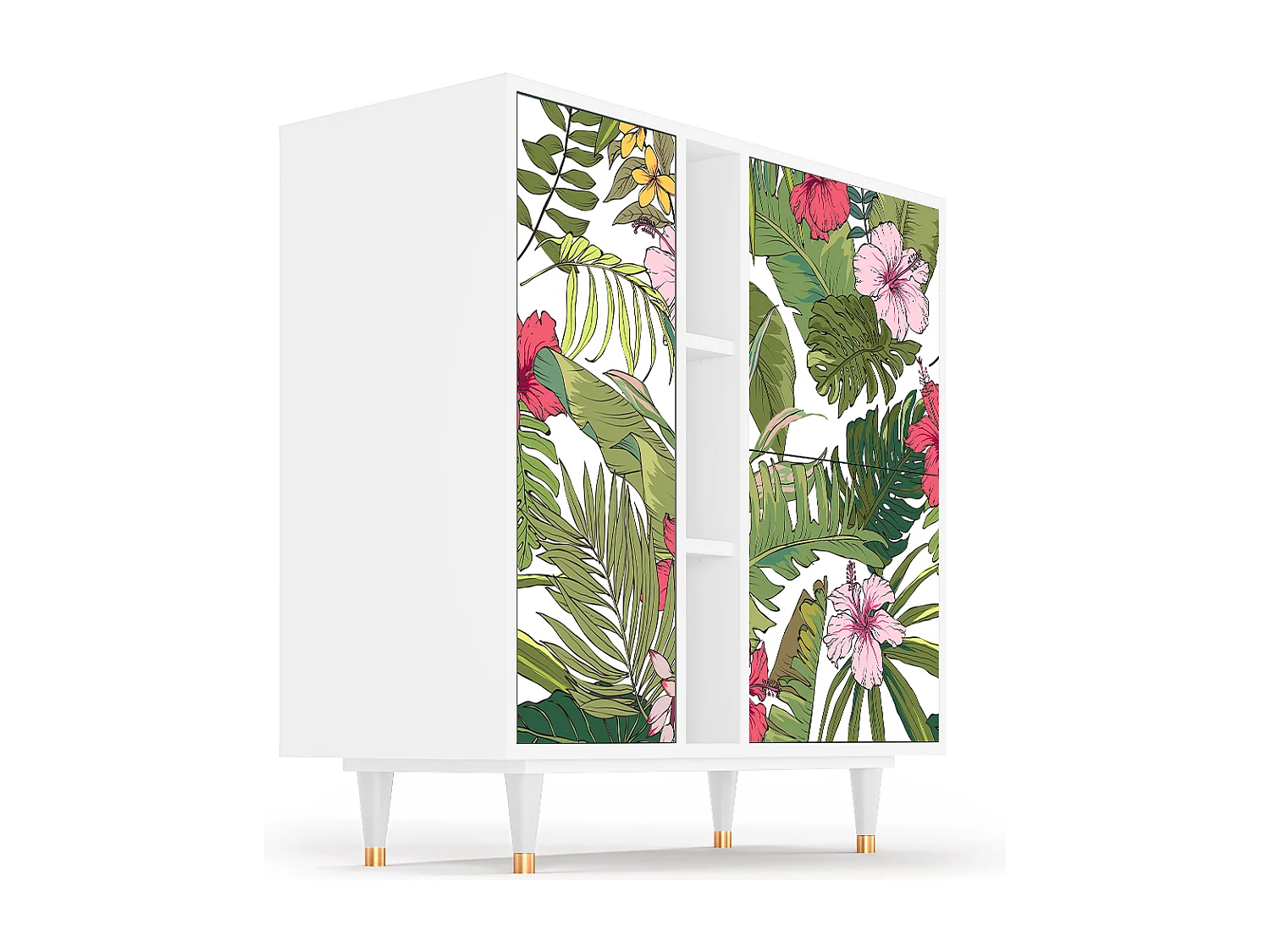 Buffet - 94х96х41 cm - BS5 - Verdant Tropics, Blanc