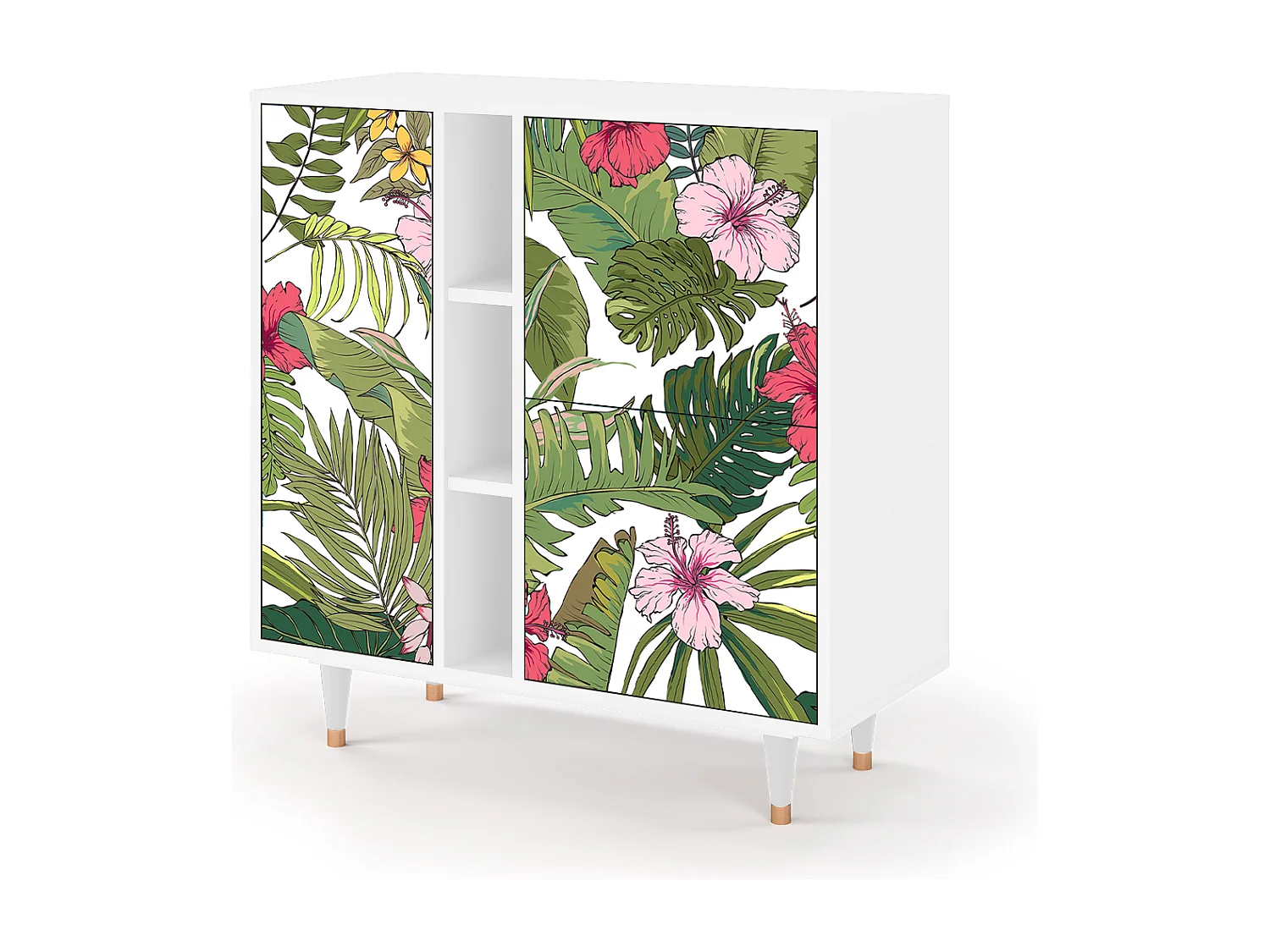 Buffet - 94х96х41 cm - BS5 - Verdant Tropics, Blanc
