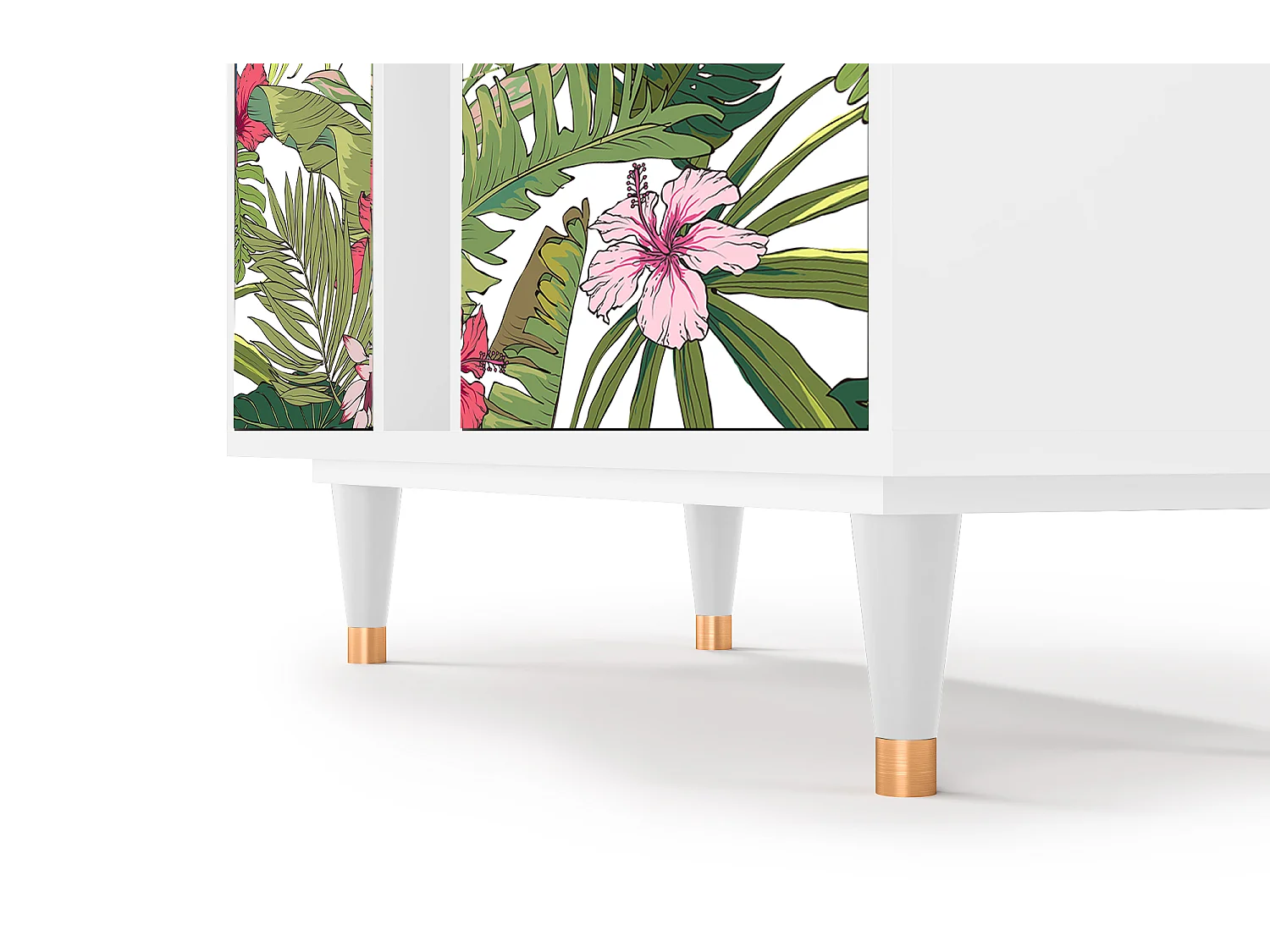 Buffet - 94х96х41 cm - BS5 - Verdant Tropics, Blanc