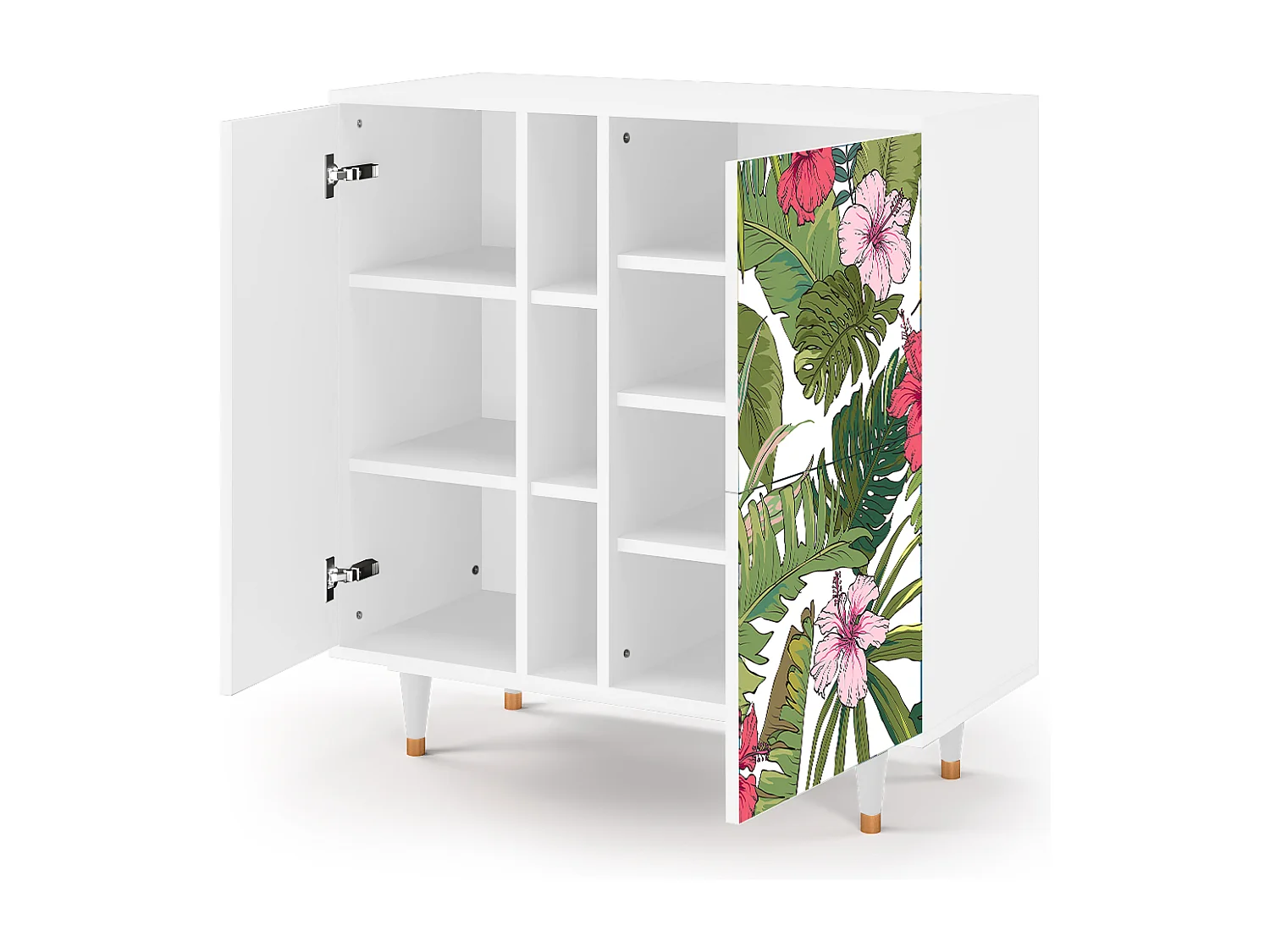 Buffet - 94х96х41 cm - BS5 - Verdant Tropics, Blanc