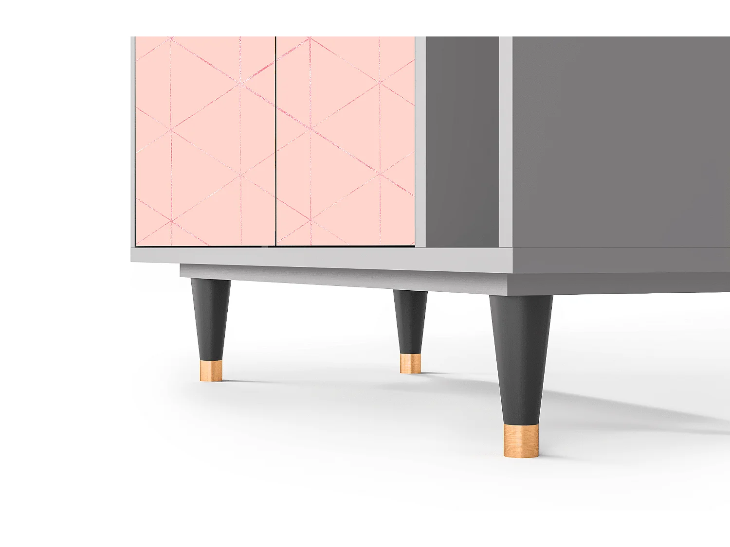 Credenza - 96х110х41 cm - BS6 - Rose Quartz, Grigio
