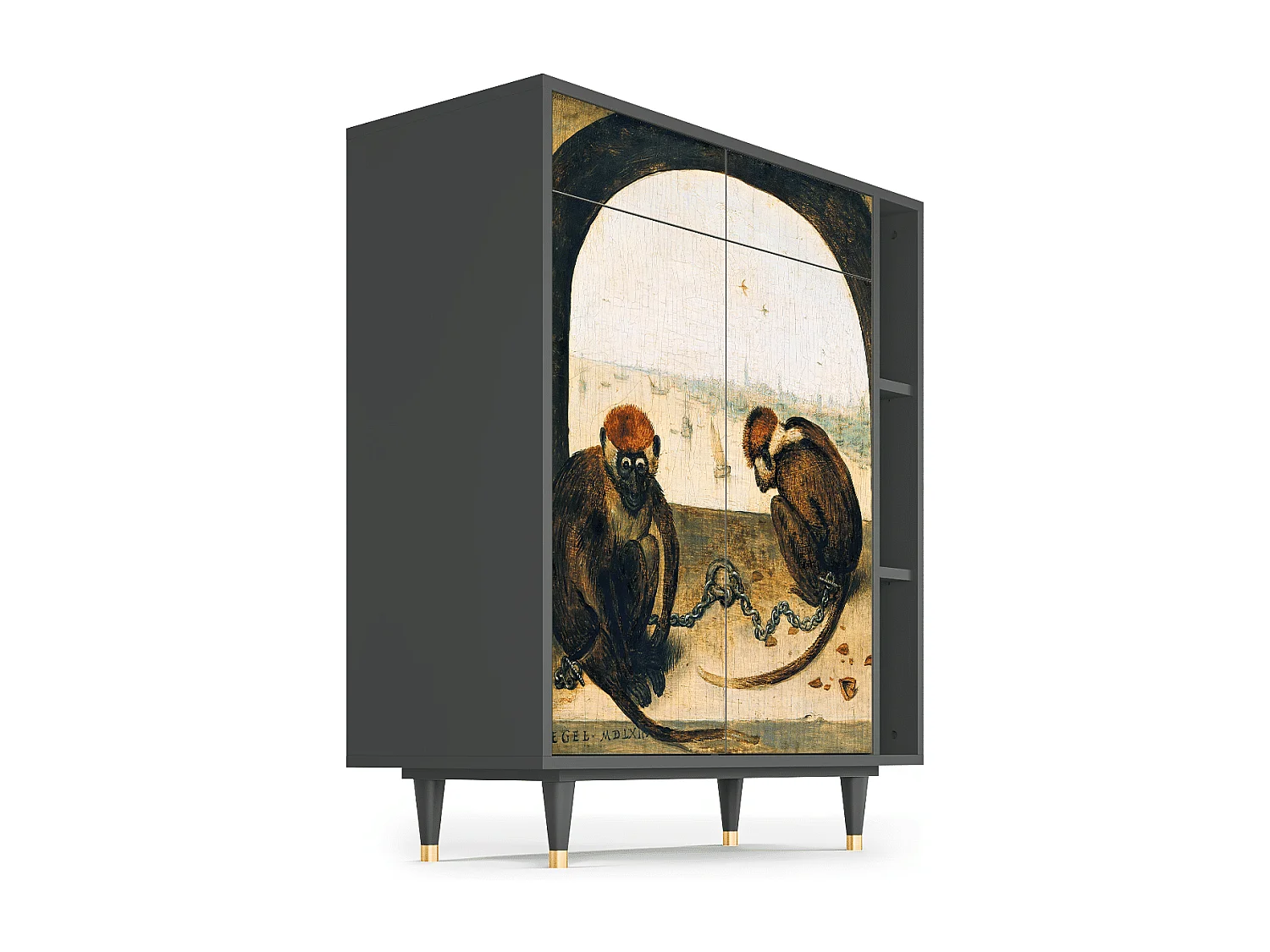 Buffet - 96х110х41 cm - BS6 - Two Monkeys, Anthracite