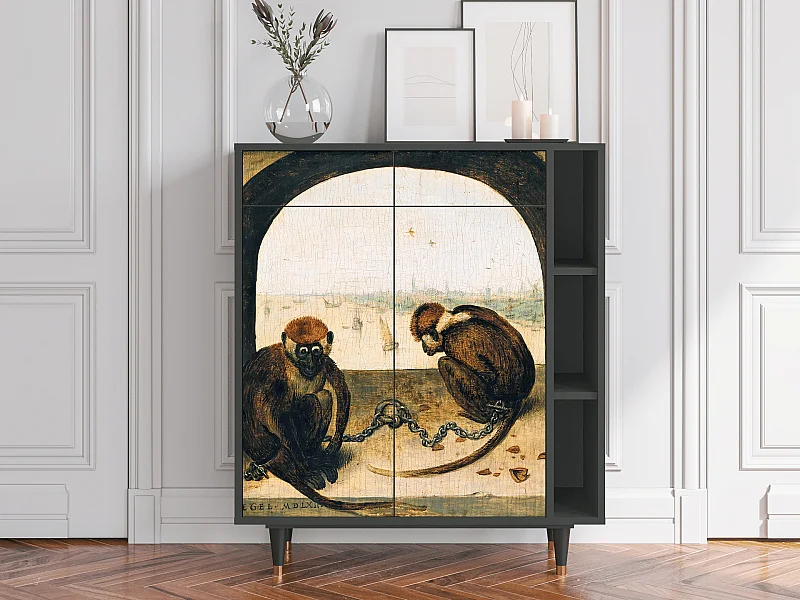 Buffet - 96х110х41 cm - BS6 - Two Monkeys, Anthracite