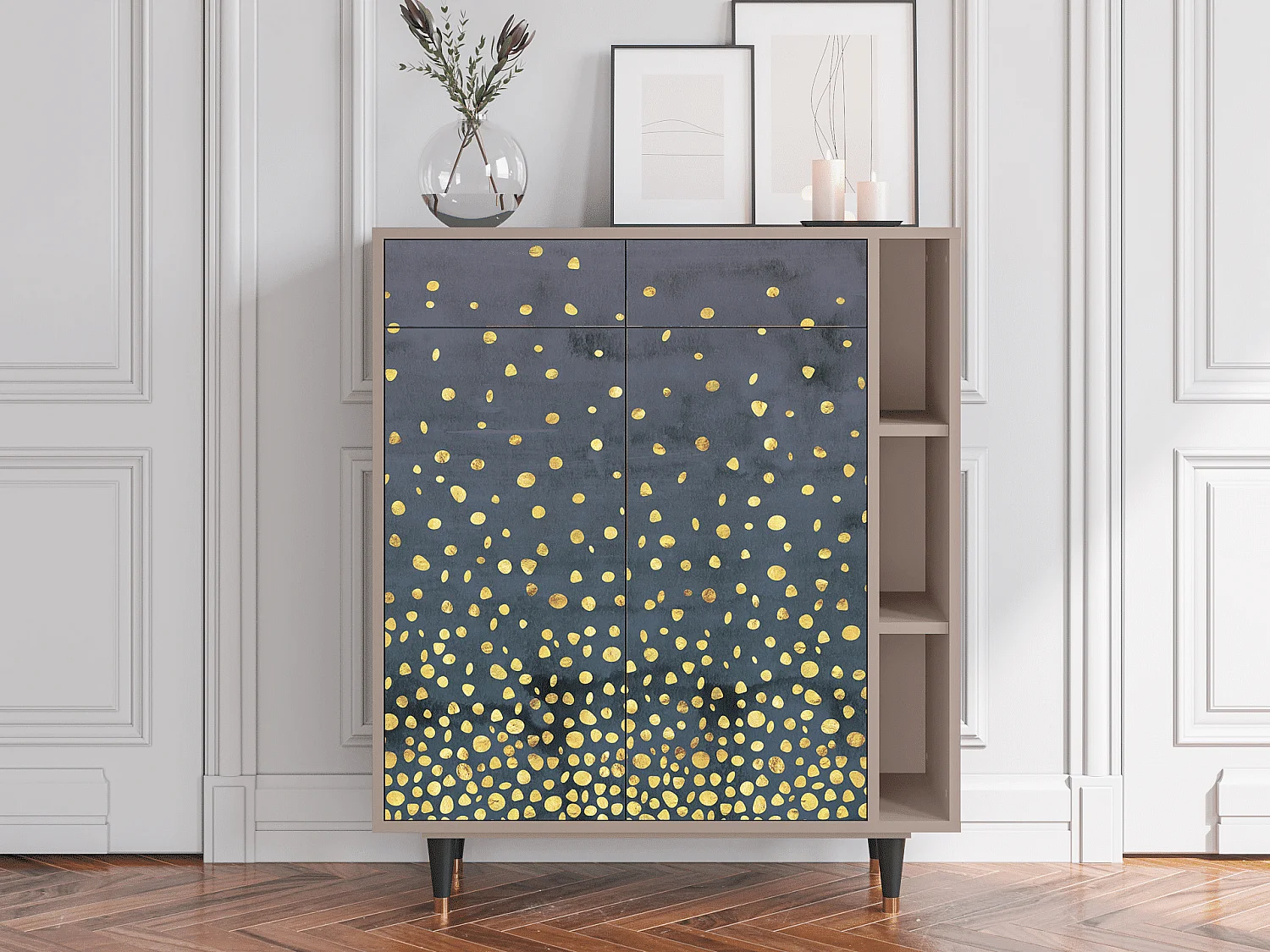 Sideboard - 96х110х41 cm - BS6 - Foggy Lights, Latte
