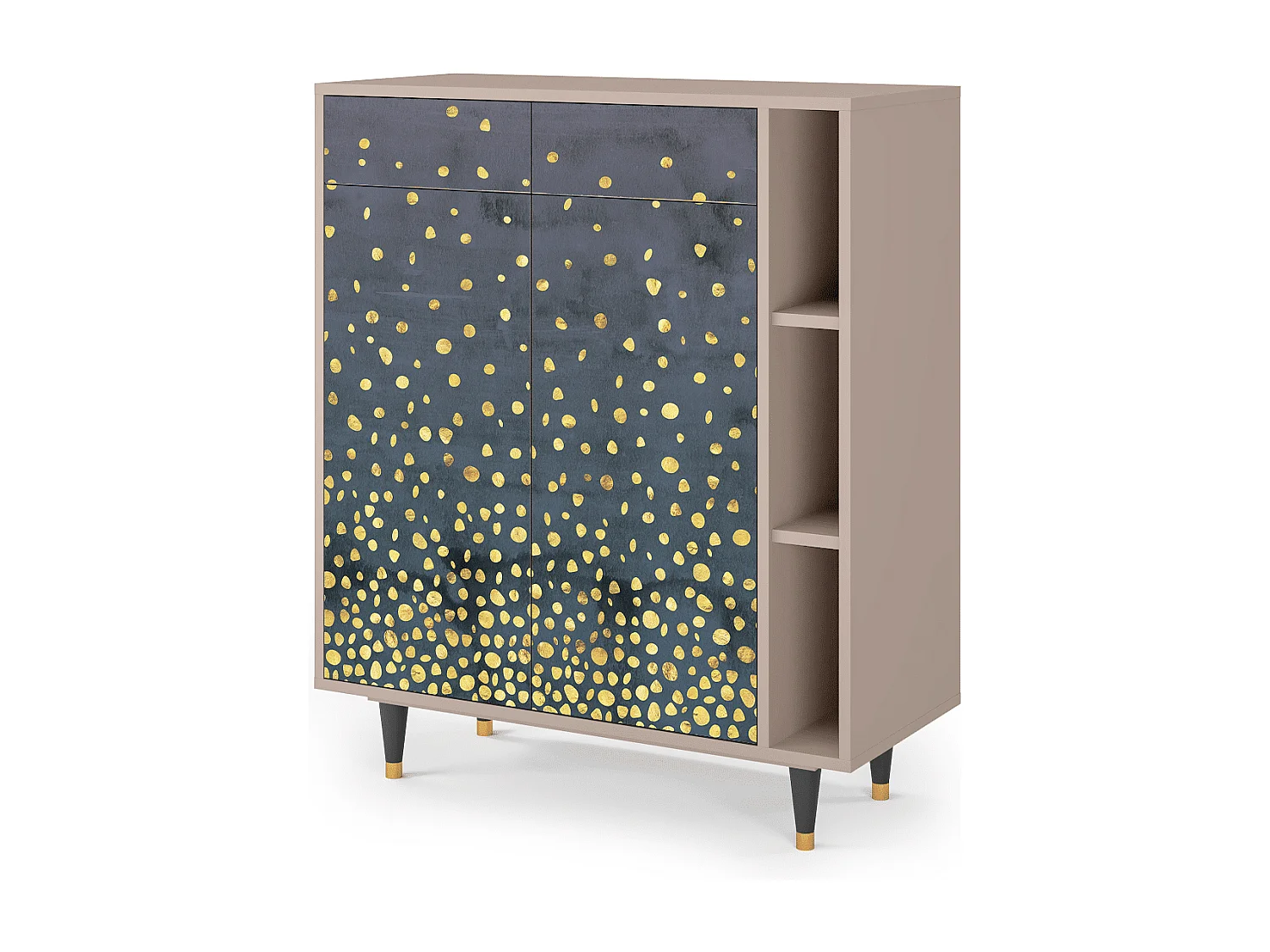 Sideboard - 96х110х41 cm - BS6 - Foggy Lights, Latte