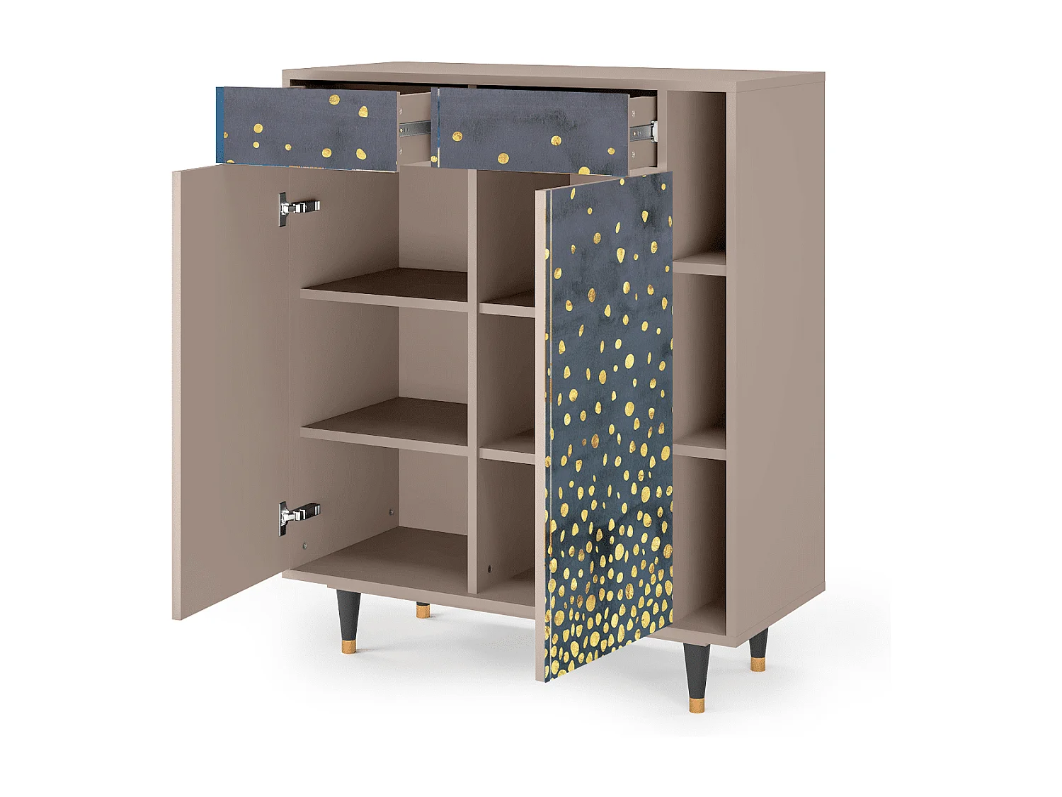 Credenza - 96х110х41 cm - BS6 - Foggy Lights, Latte