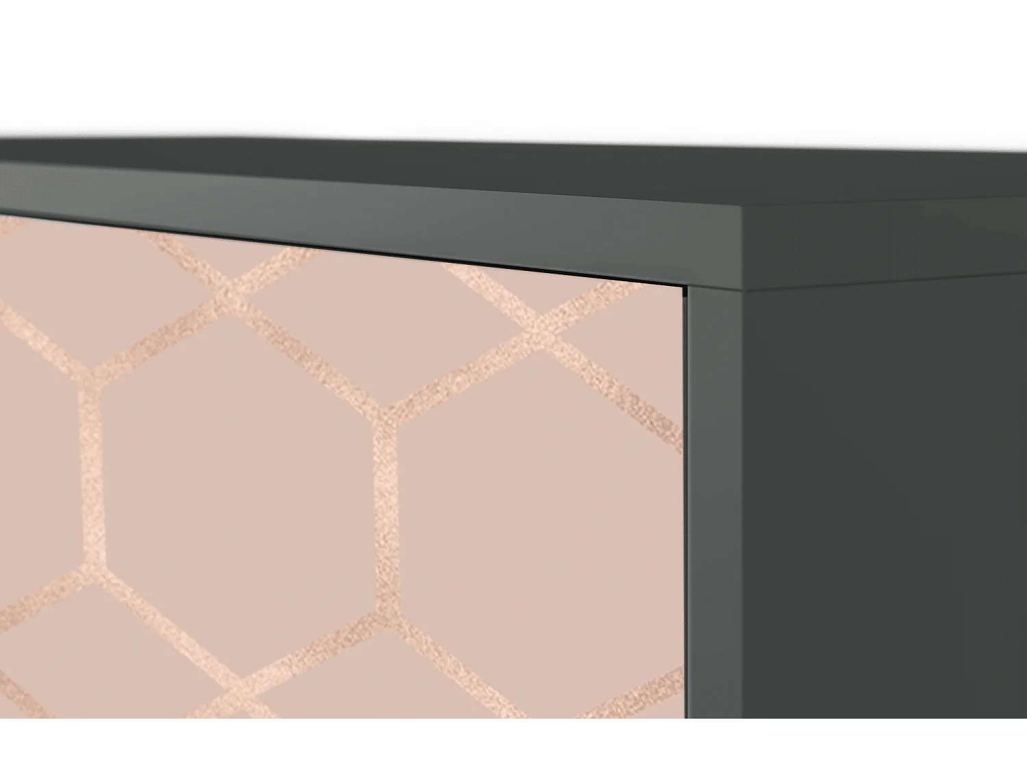 Aparador - 115х84х41 cm - S3 - Rose Honeycomb, Antracite
