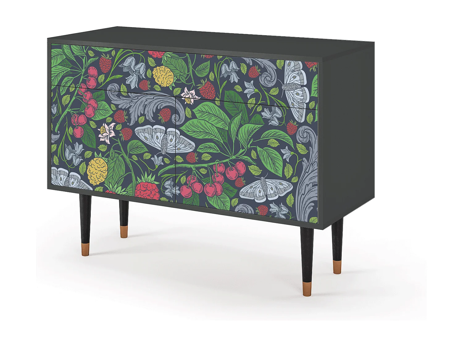 Buffet - 115x85x48 cm - BS4 - Summer Berries, Anthracite