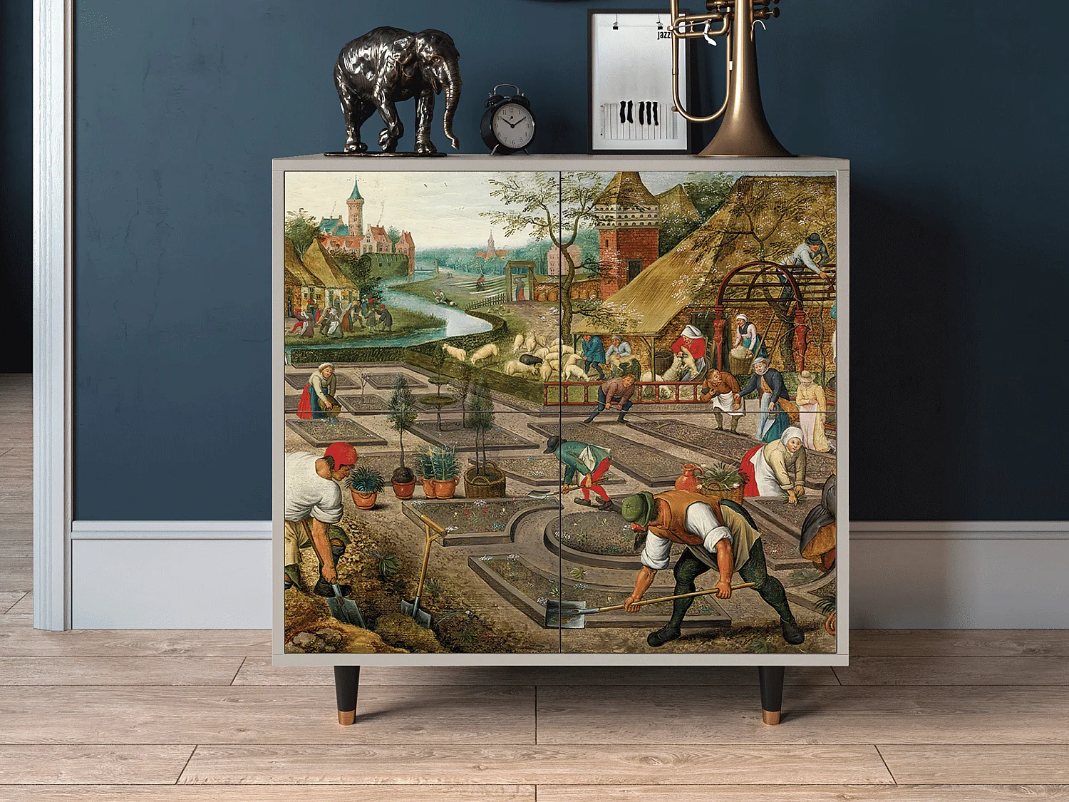 Credenza - 94x96x48 cm - BS3 - The Younger - Spring, Sabbia