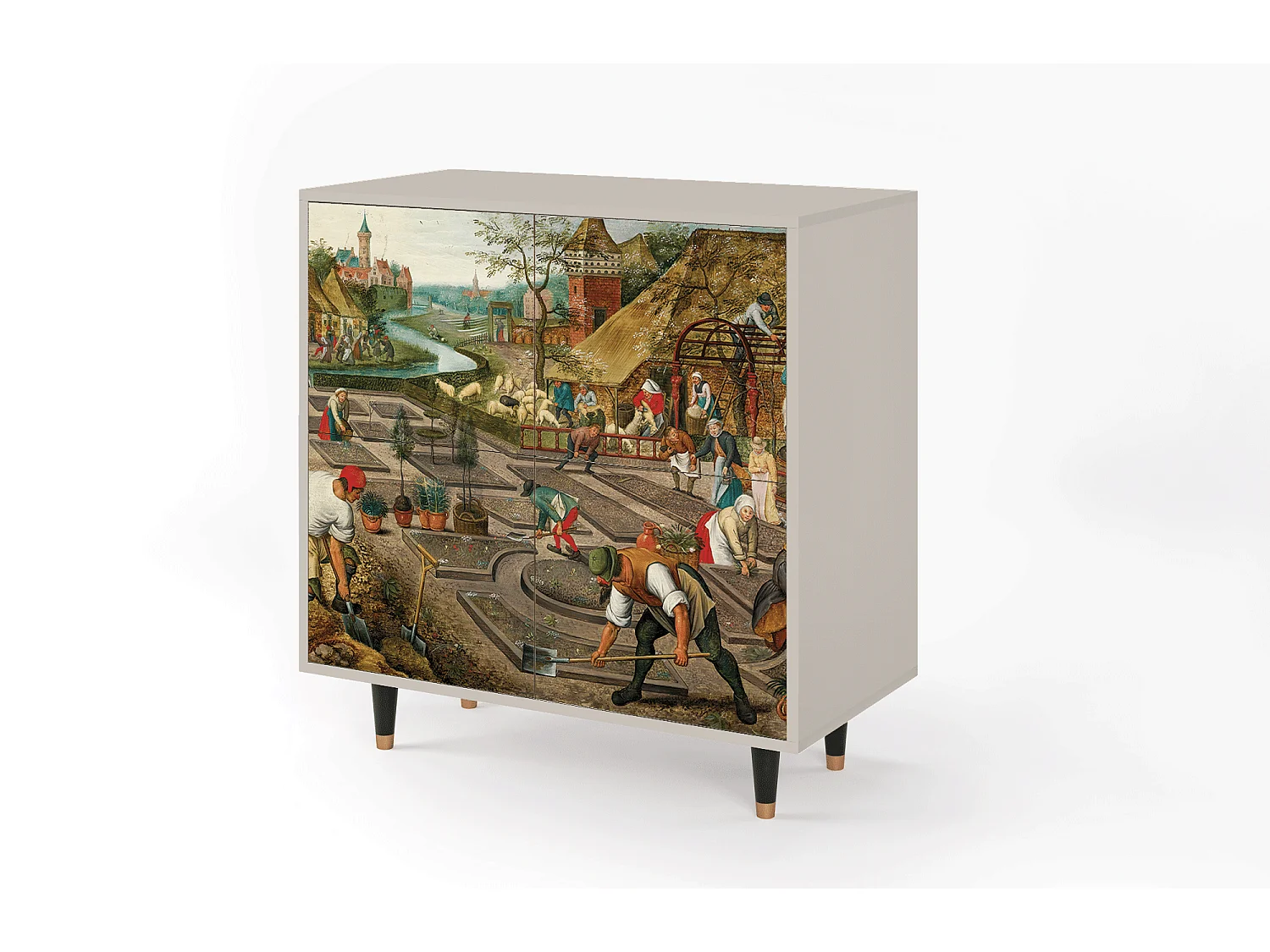 Credenza - 94x96x48 cm - BS3 - The Younger - Spring, Sabbia