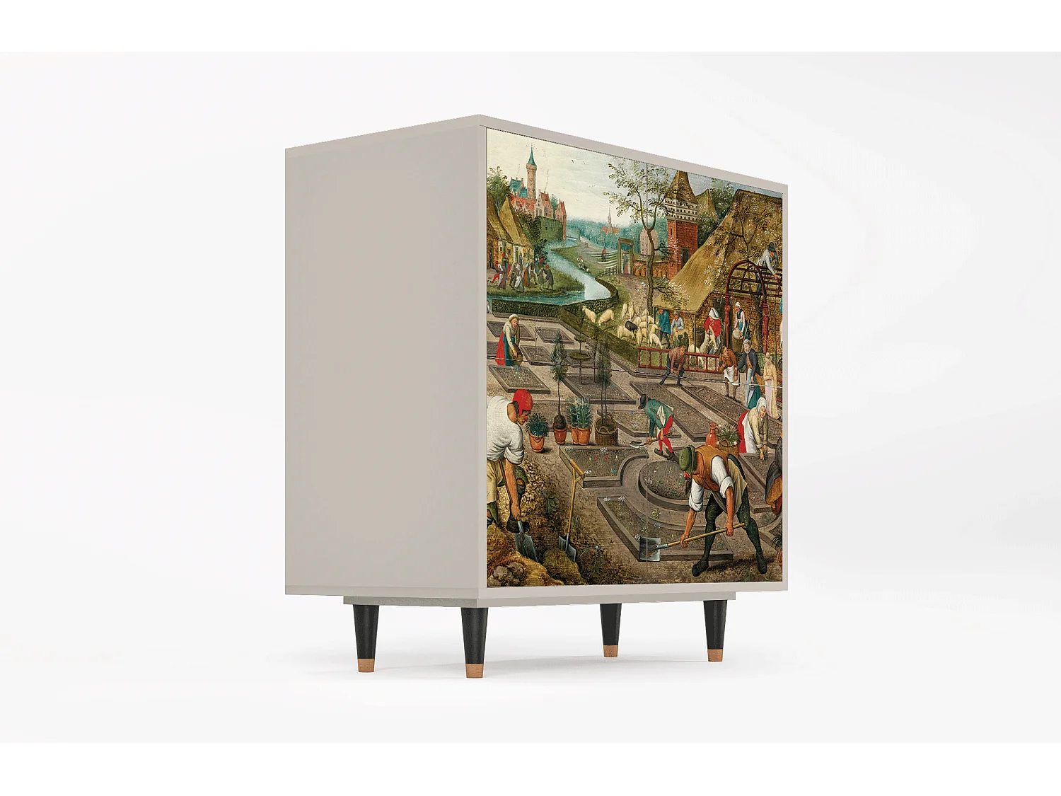 Credenza - 94x96x48 cm - BS3 - The Younger - Spring, Sabbia