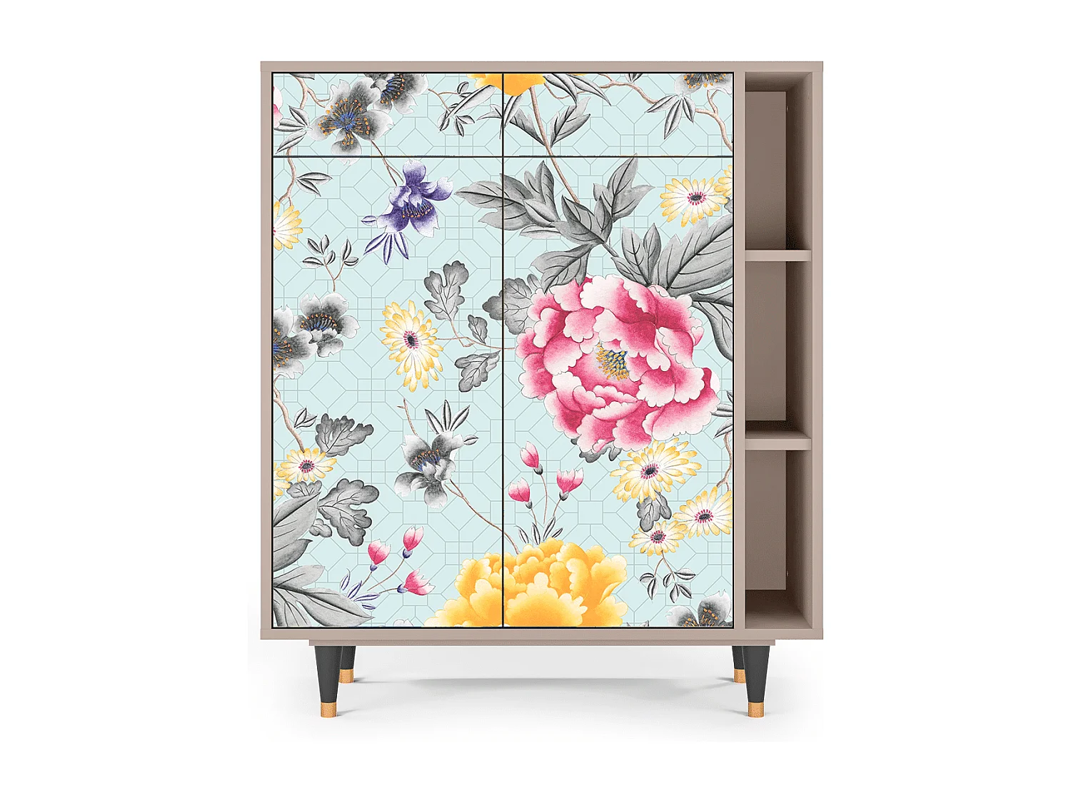 Dressoir - 96х110х41 cm - BS6 - Sky Garden, Latte