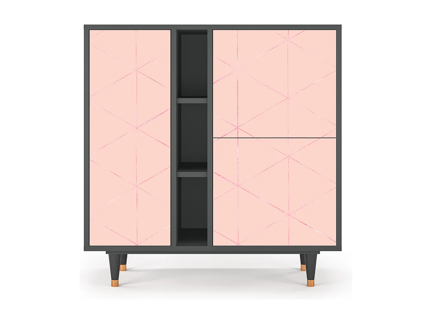 Buffet - 94х96х41 cm - BS5 - Rose Quartz, Anthracite