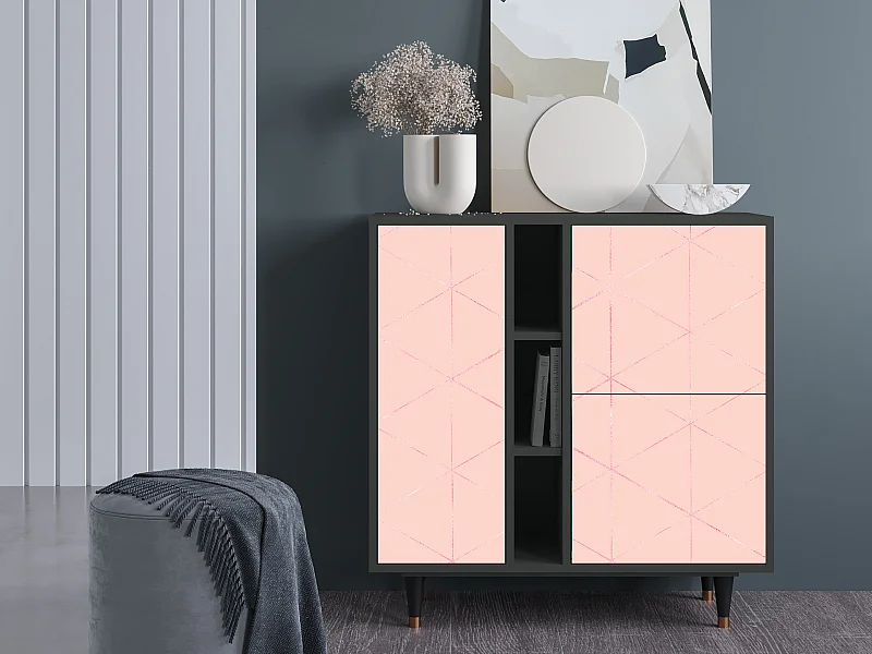 Buffet - 94х96х41 cm - BS5 - Rose Quartz, Anthracite