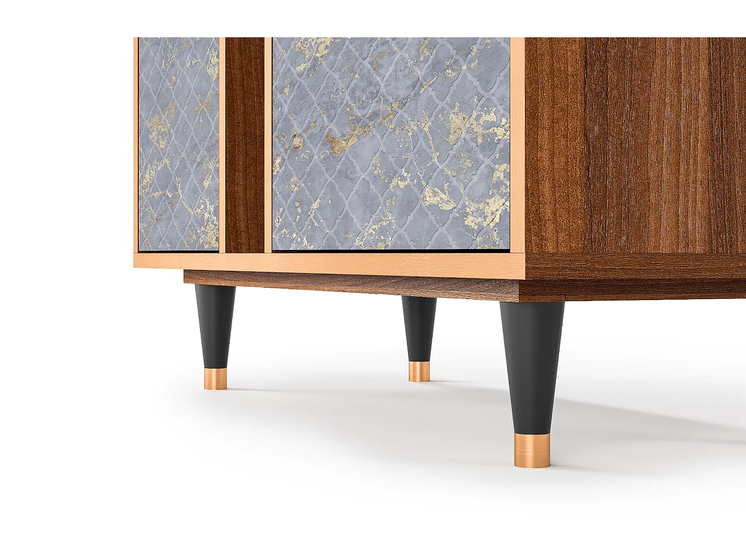 Aparador - 94х96х41 cm - BS5 - Golden Smoke, Nogal