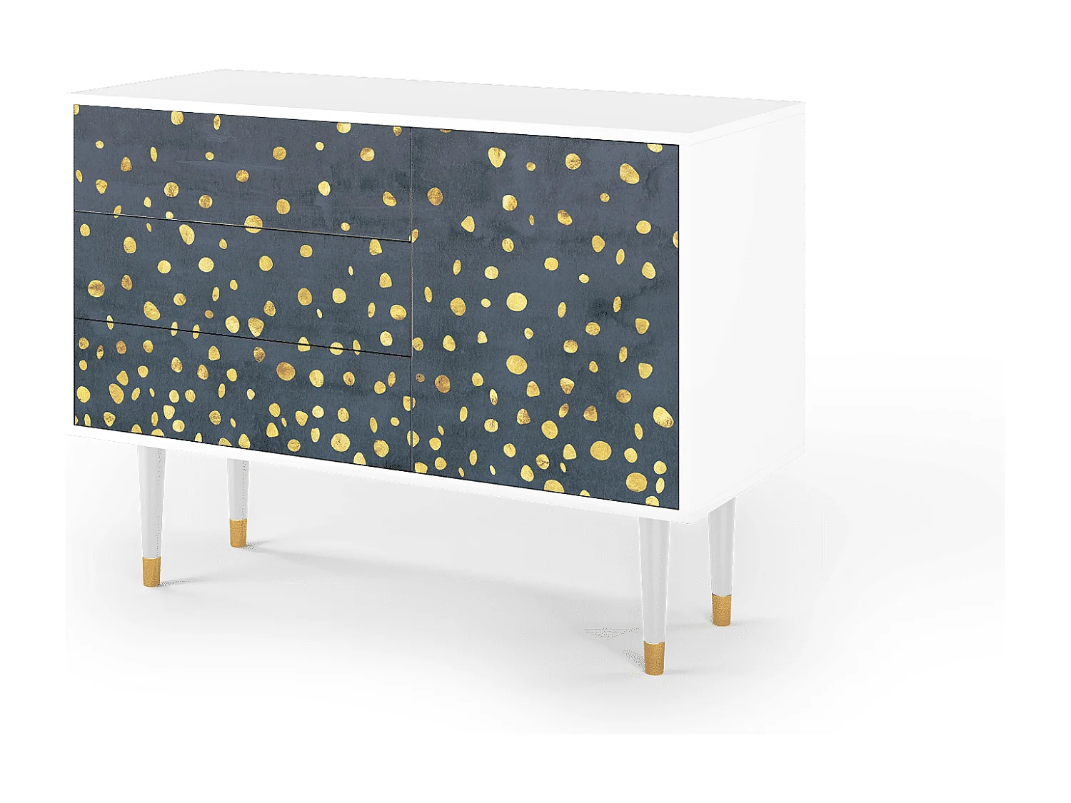 Buffet - 115х84х41 cm - S3 - Foggy Lights, Blanc