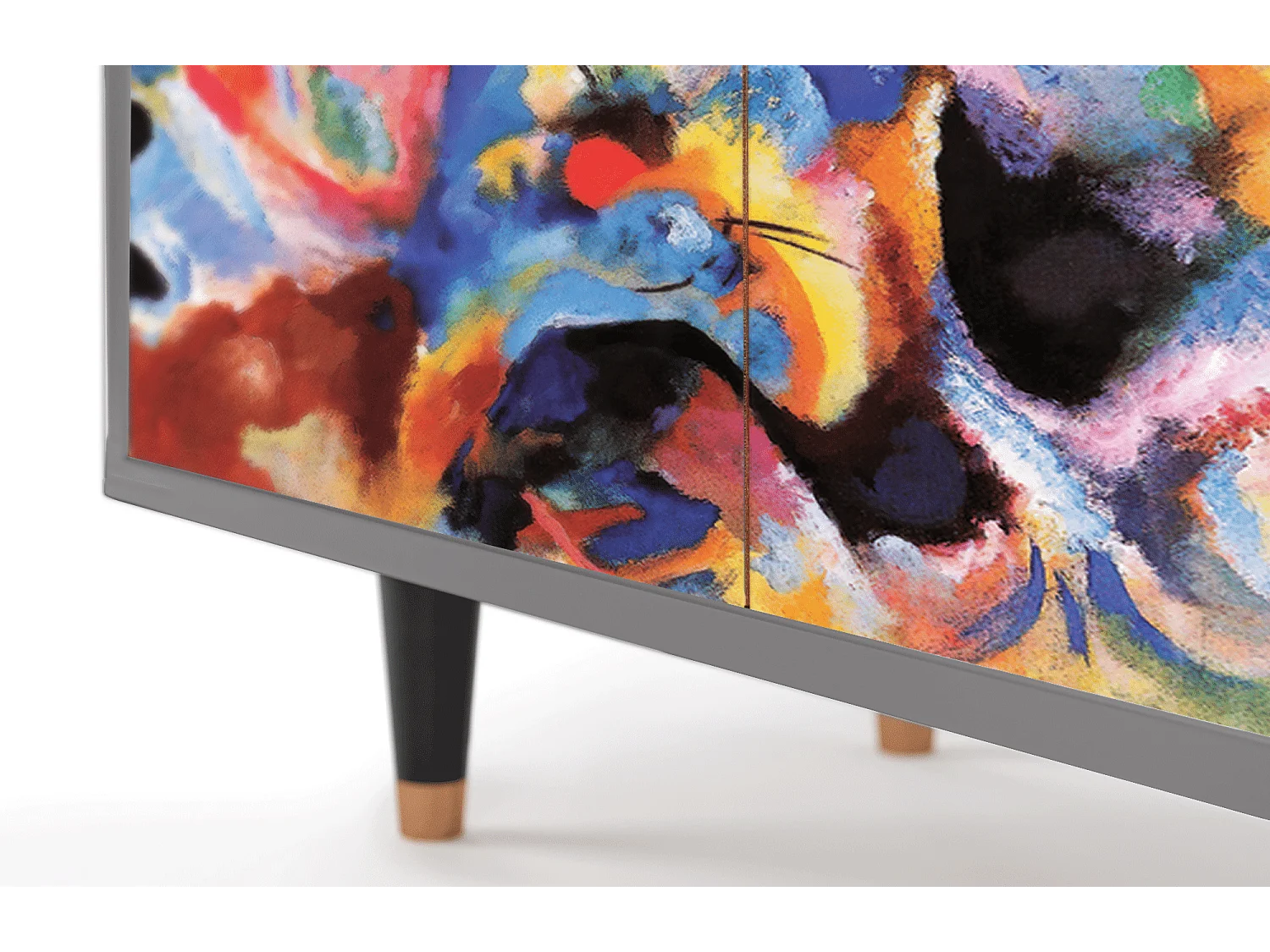 Kredens - 94x96x48 cm - BS3 - Kandinsky, Szary