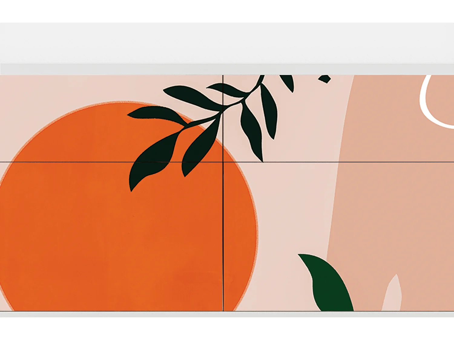 Aparador - 115x85x48 cm - BS4 - Artwork, Blanco