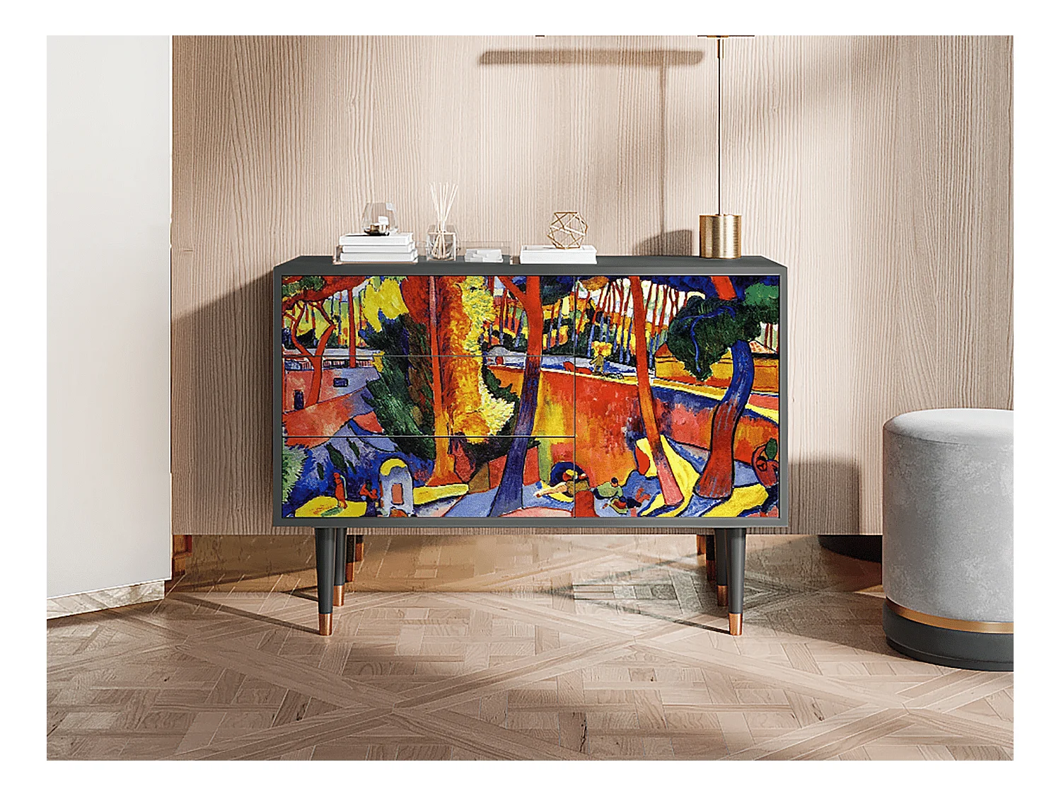 Buffet - 115х84х41 cm - S3 - The Turning Road, Anthracite
