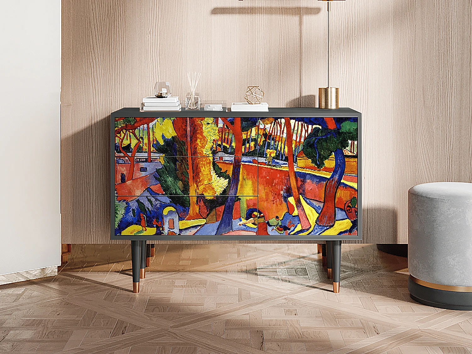 Buffet - 115х84х41 cm - S3 - The Turning Road, Anthracite